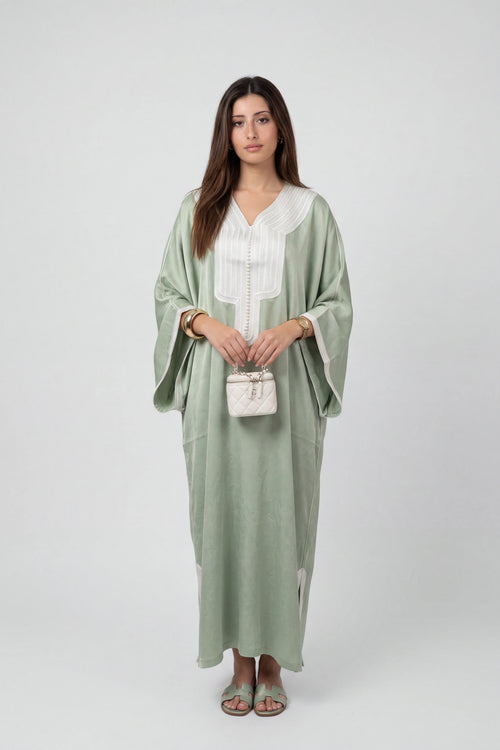 Gandoura Atlas Vert sauge