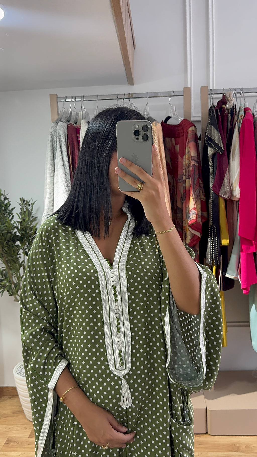 Gandoura Petit Pois Vert