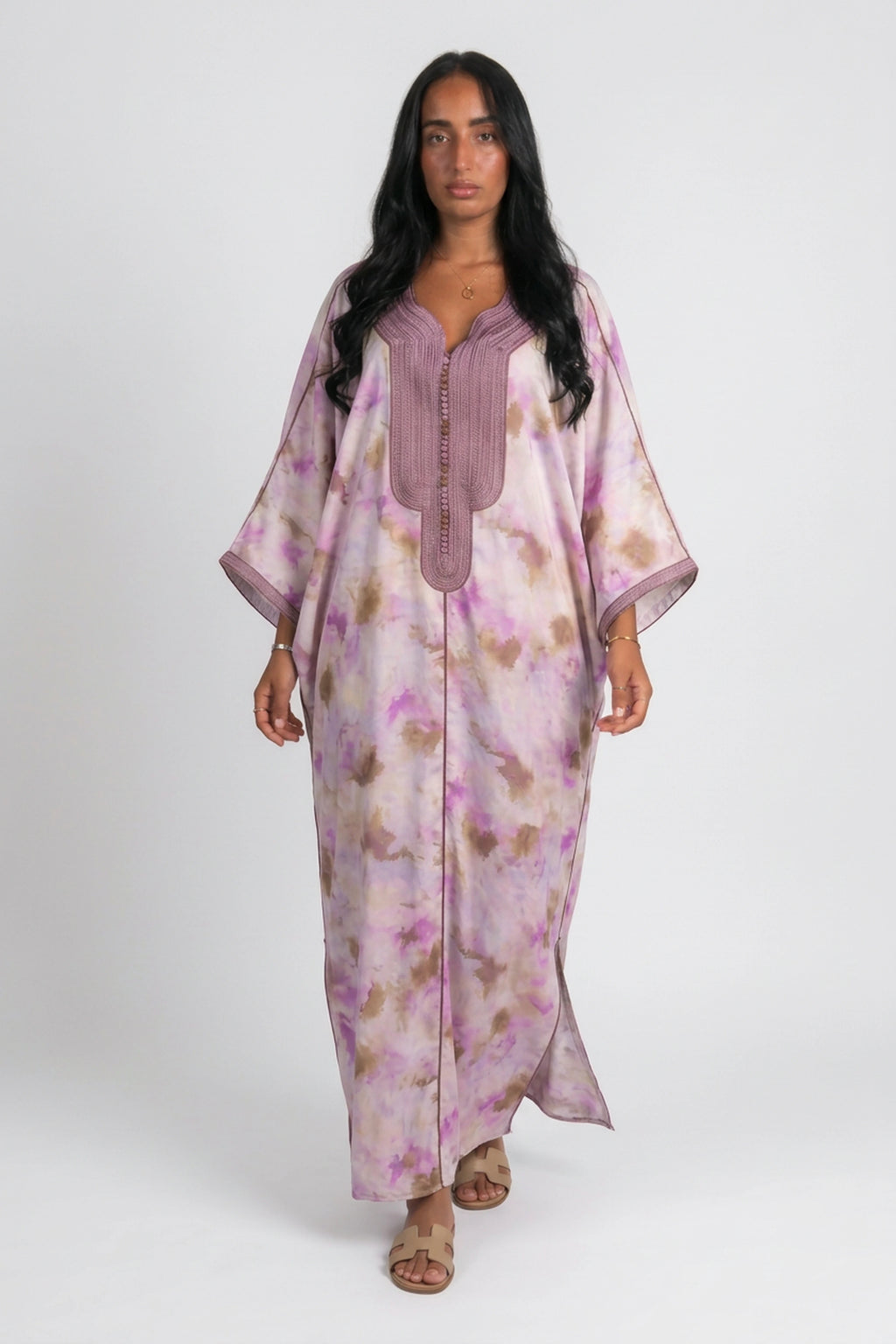 Gandoura Aquarelle Lilas