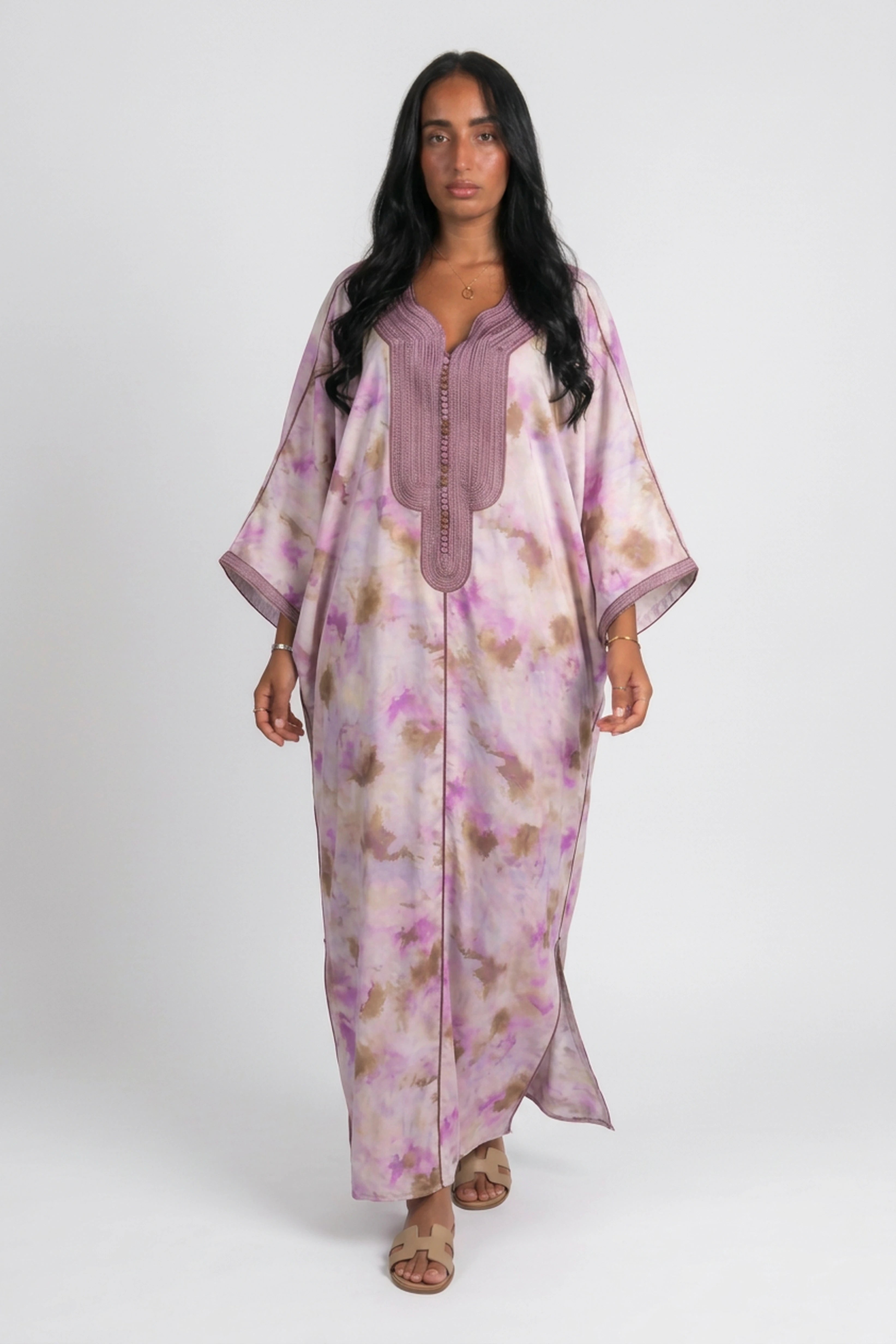 Gandoura Aquarelle Lilas