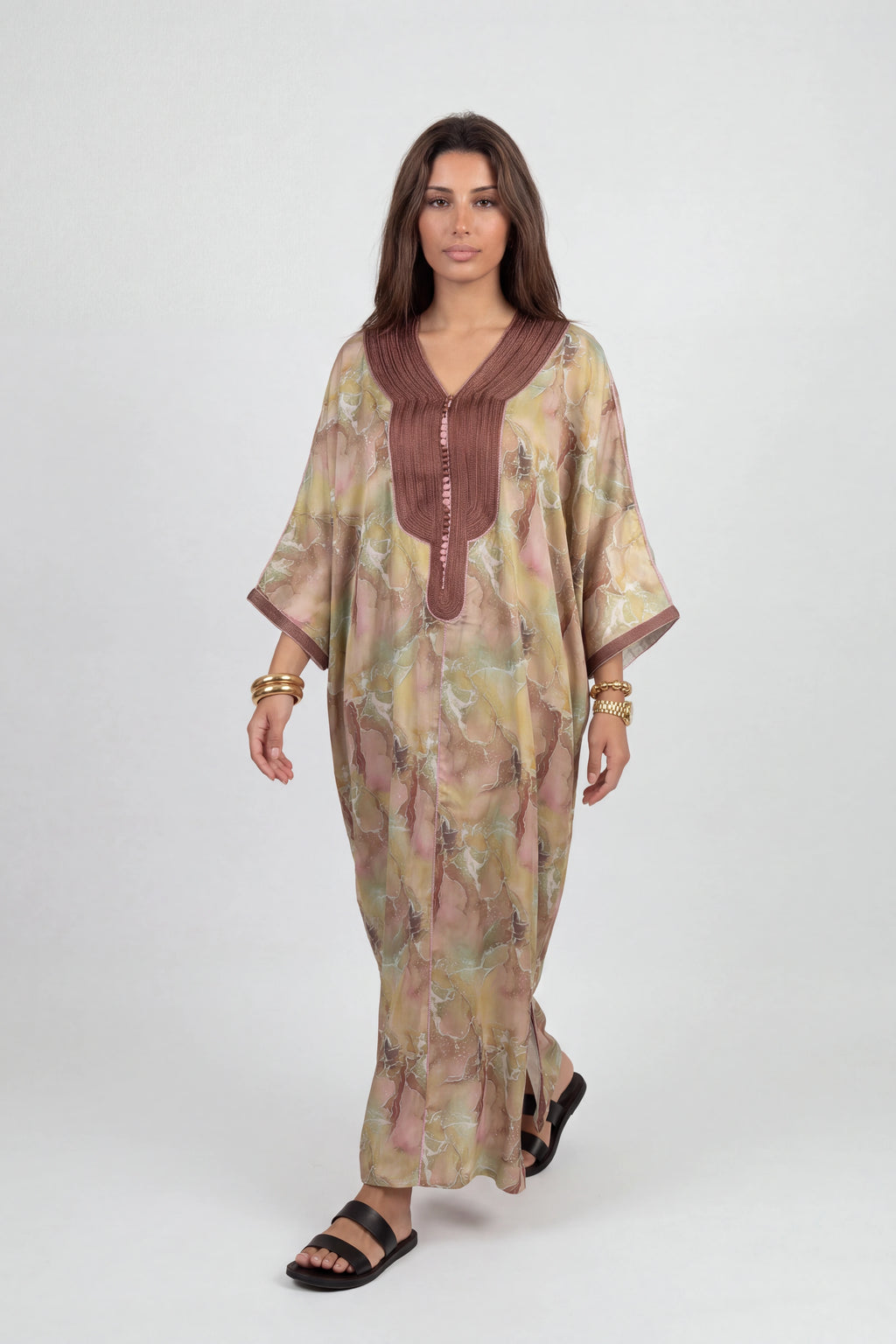 Gandoura Aquarelle Sable