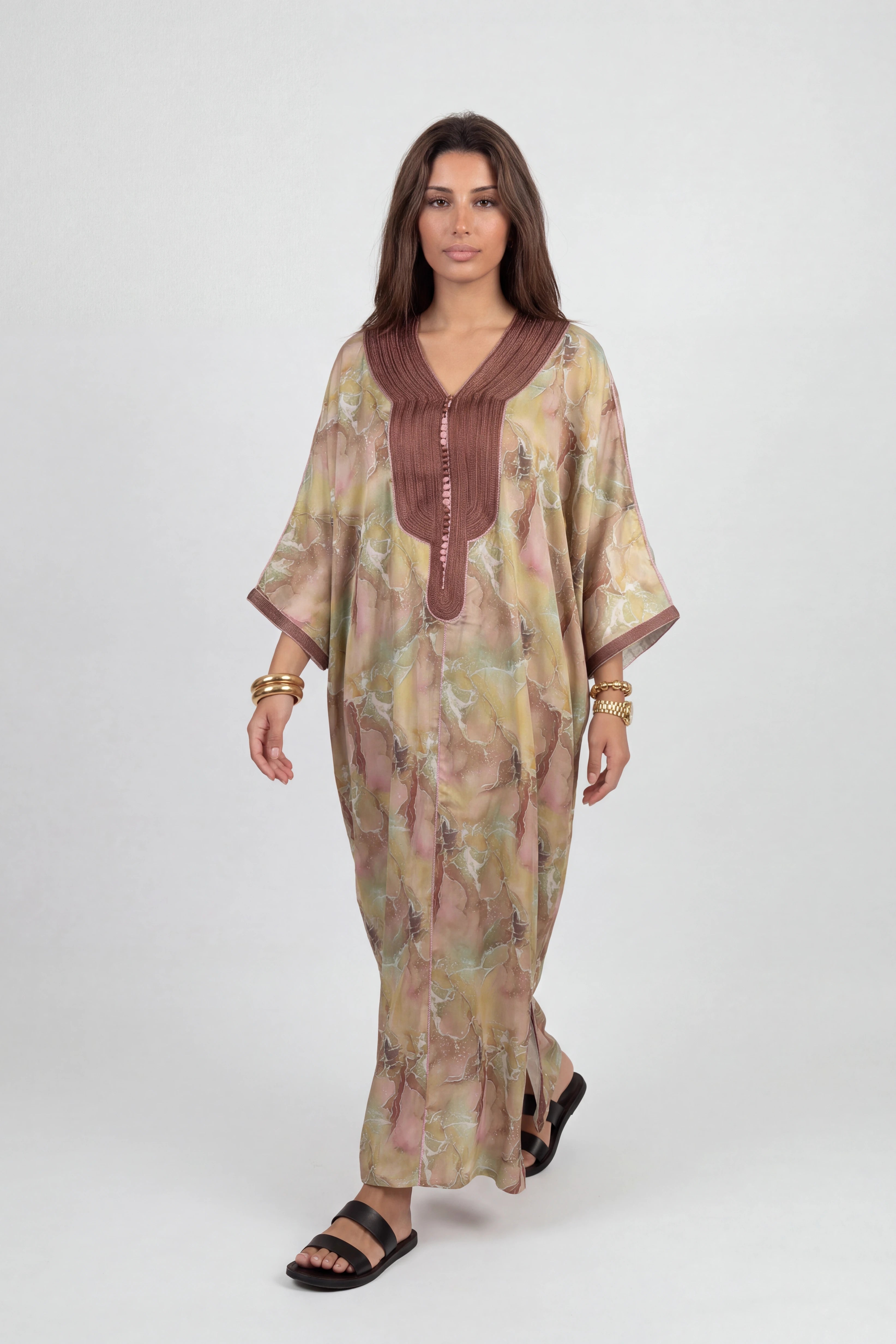 Gandoura Aquarelle Sable