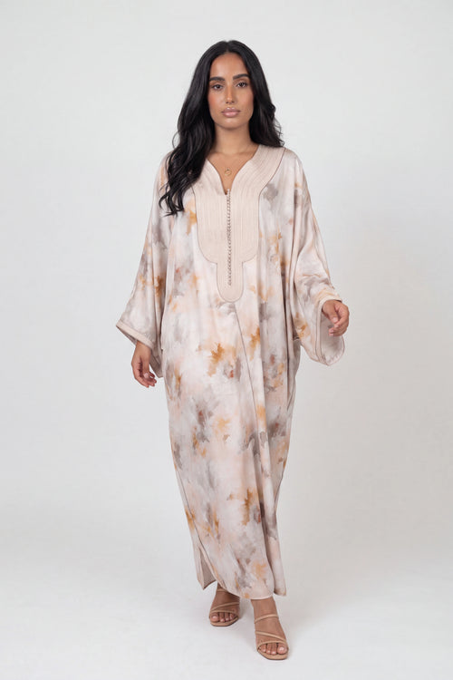 Gandoura Aquarelle Champagne