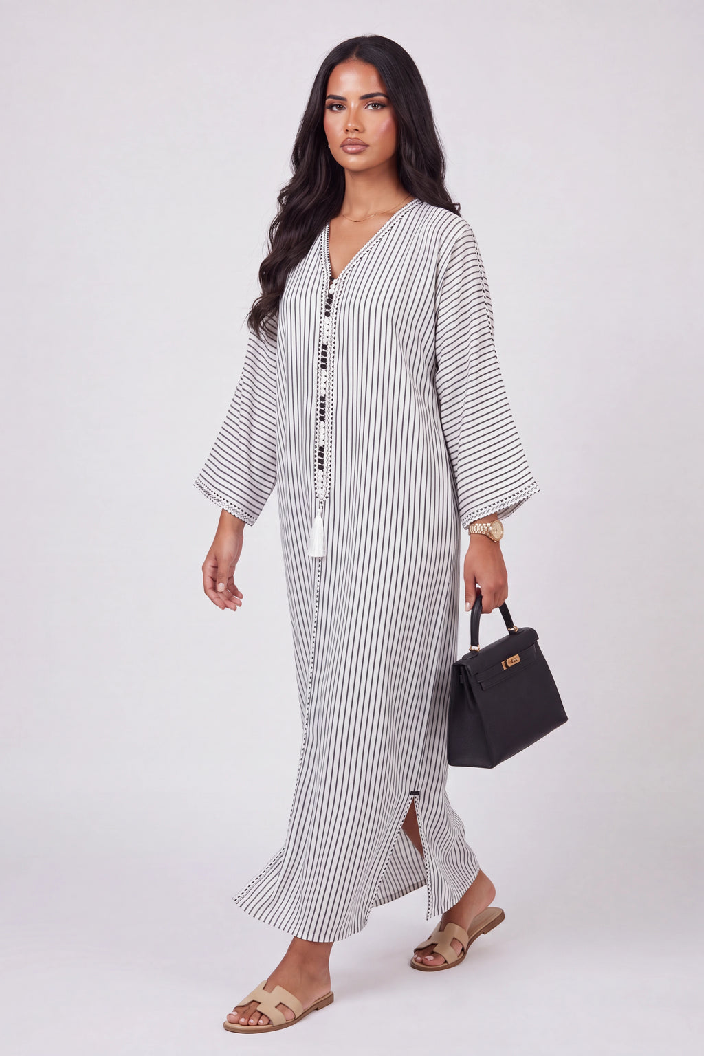 Gandoura Summer Souk Noir