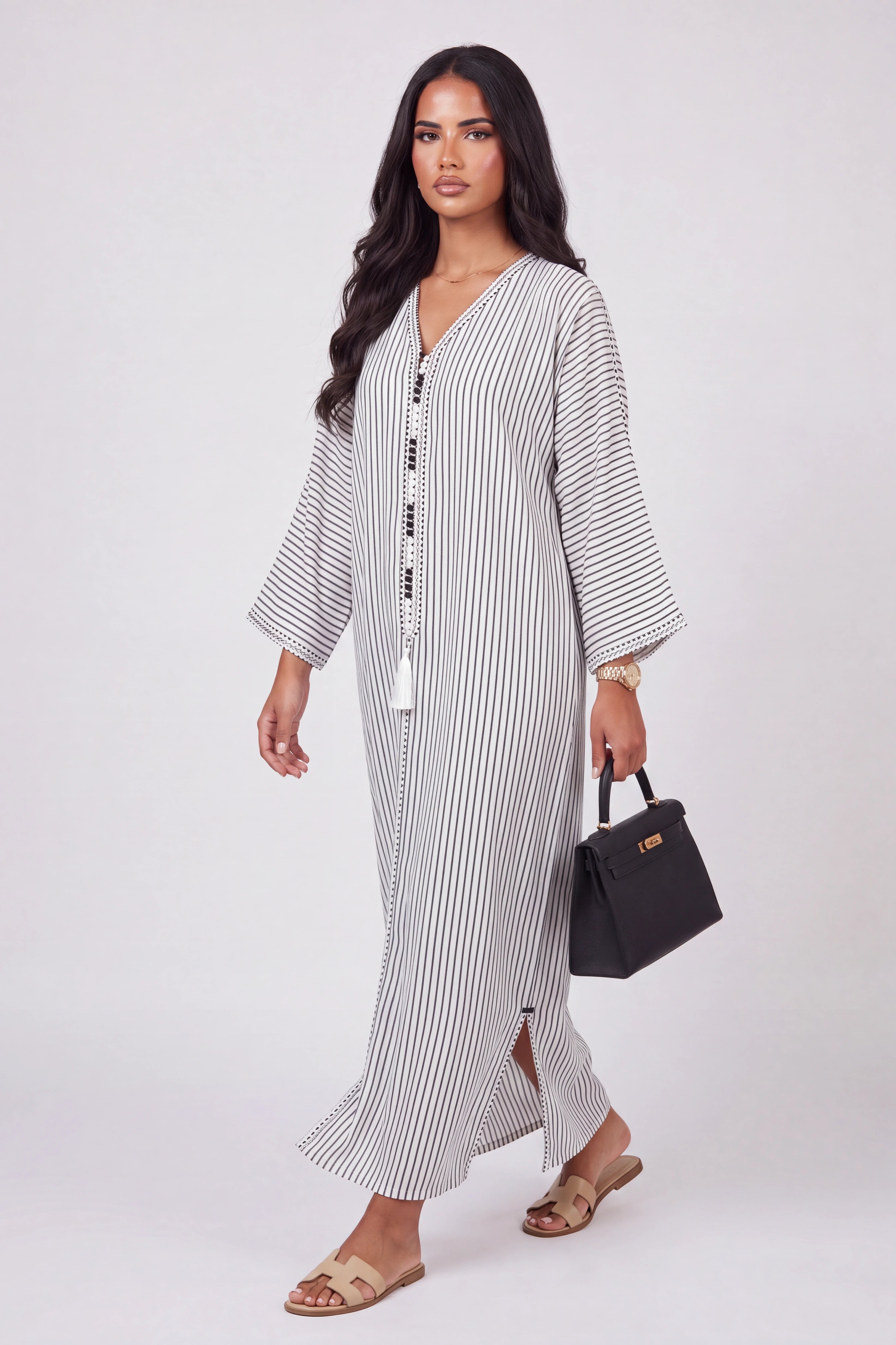 Gandoura Summer Souk Noir