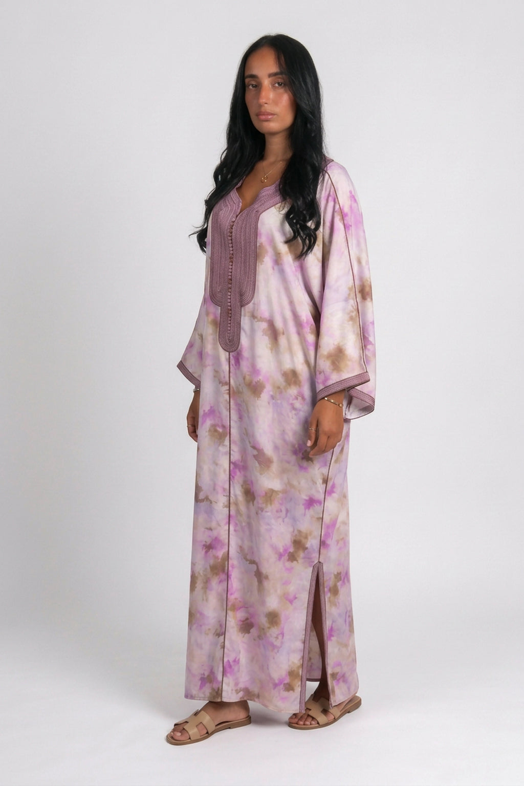 Gandoura Aquarelle Lilas