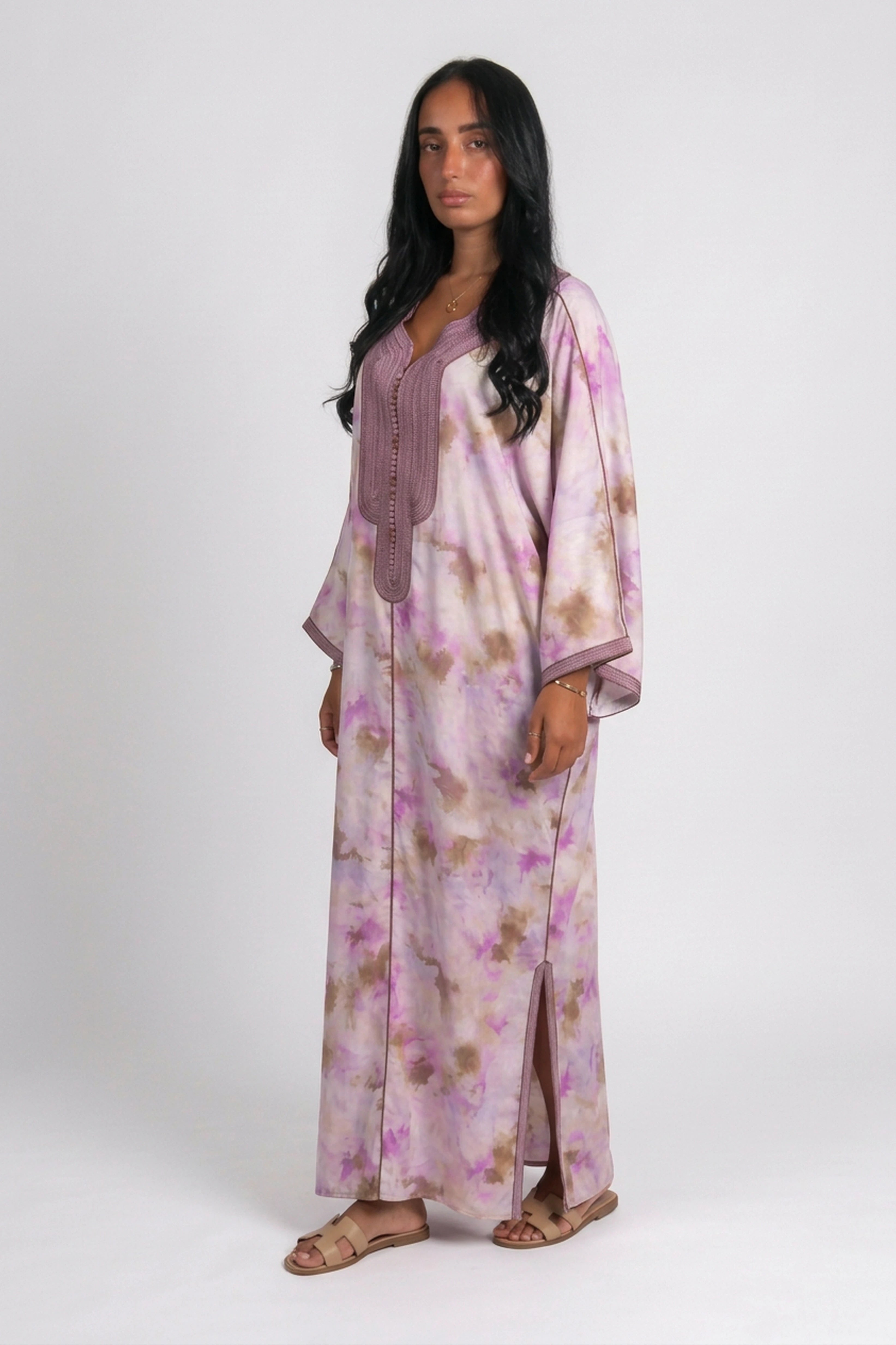 Gandoura Aquarelle Lilas