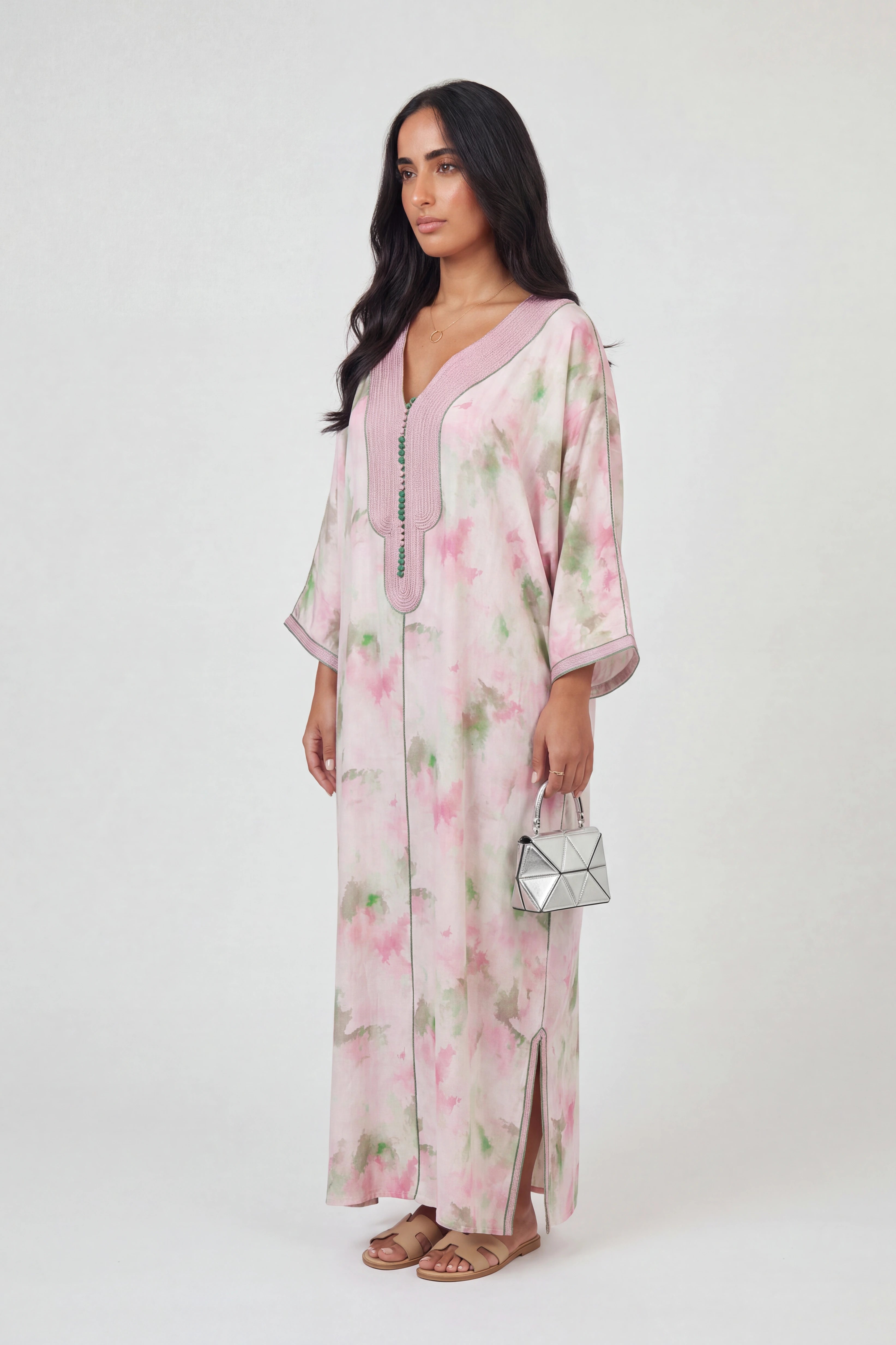 Gandoura Aquarelle Rose