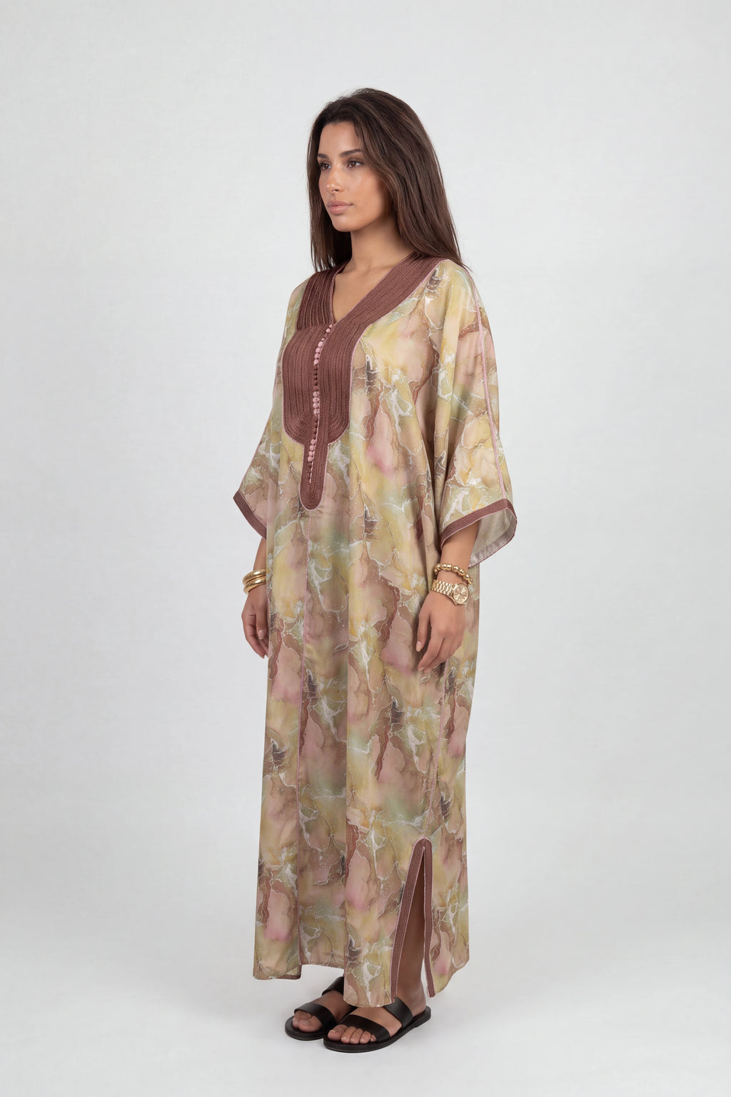 Gandoura Aquarelle Sable