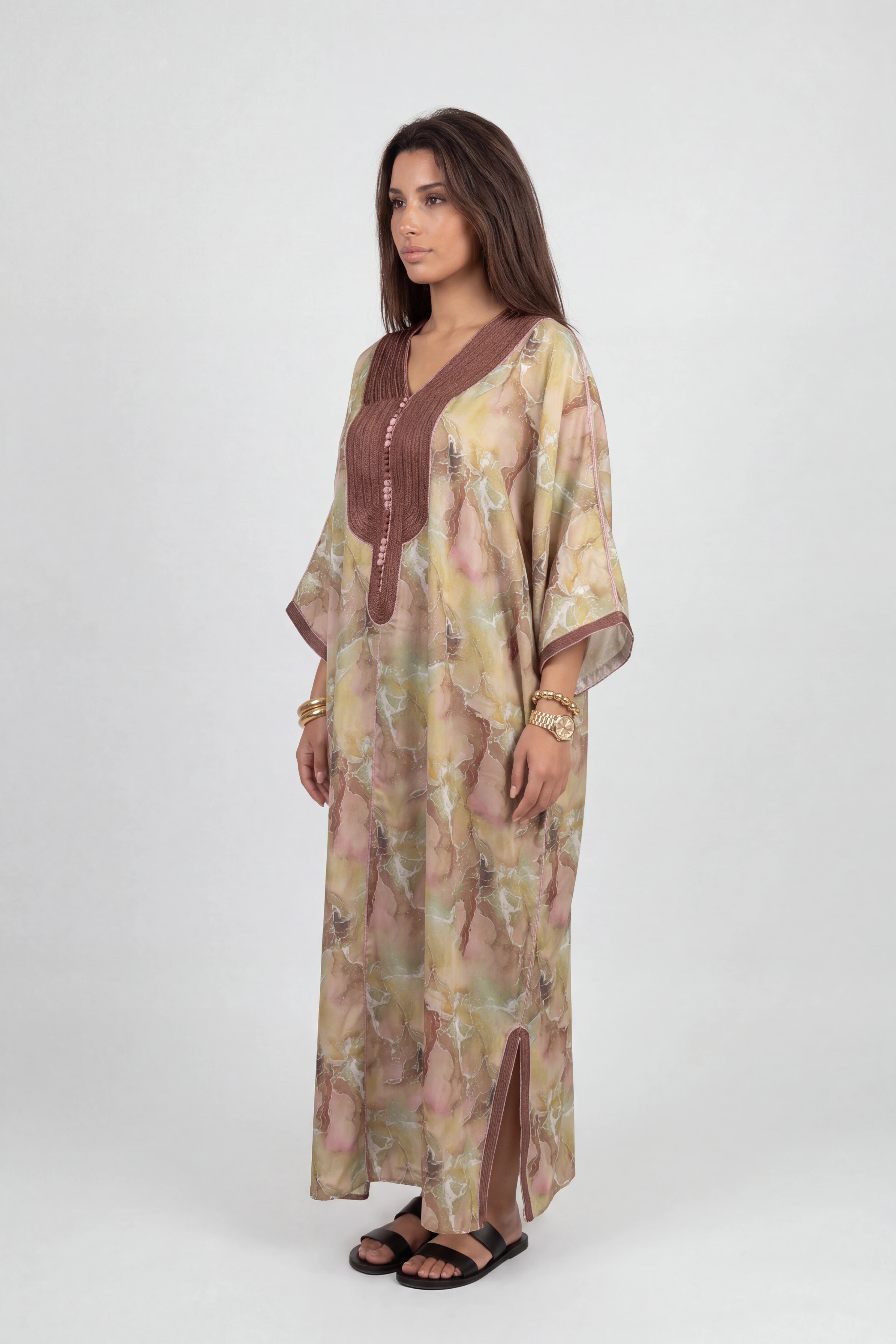Gandoura Aquarelle Sable