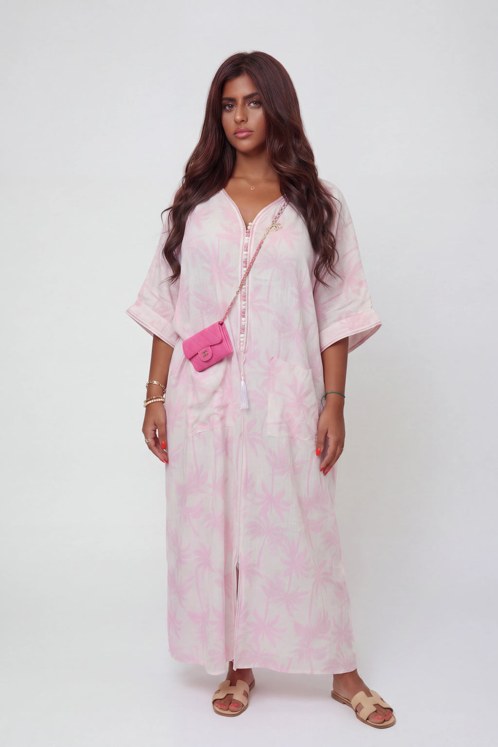 Gandoura Hawaï Rose