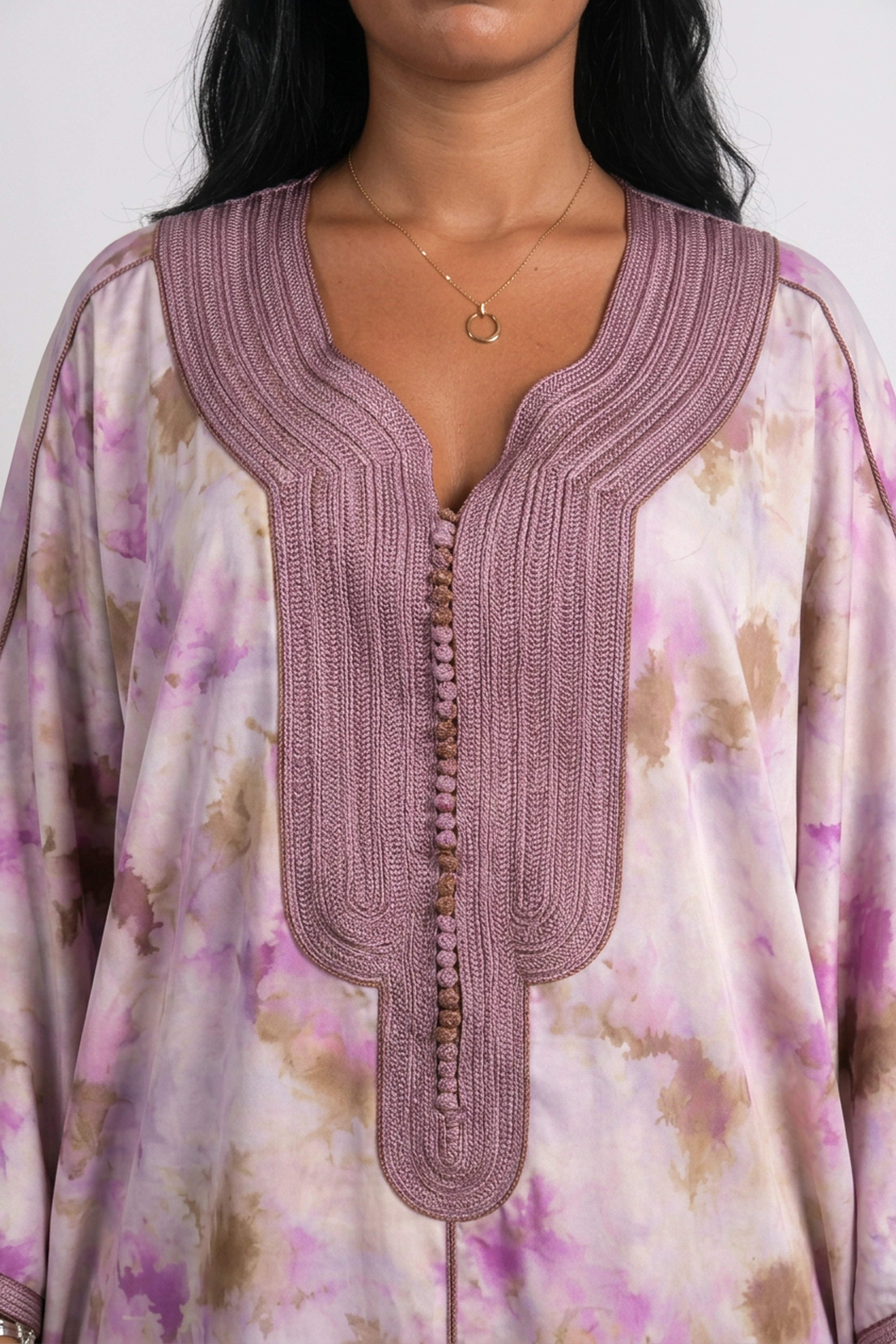 Gandoura Aquarelle Lilas