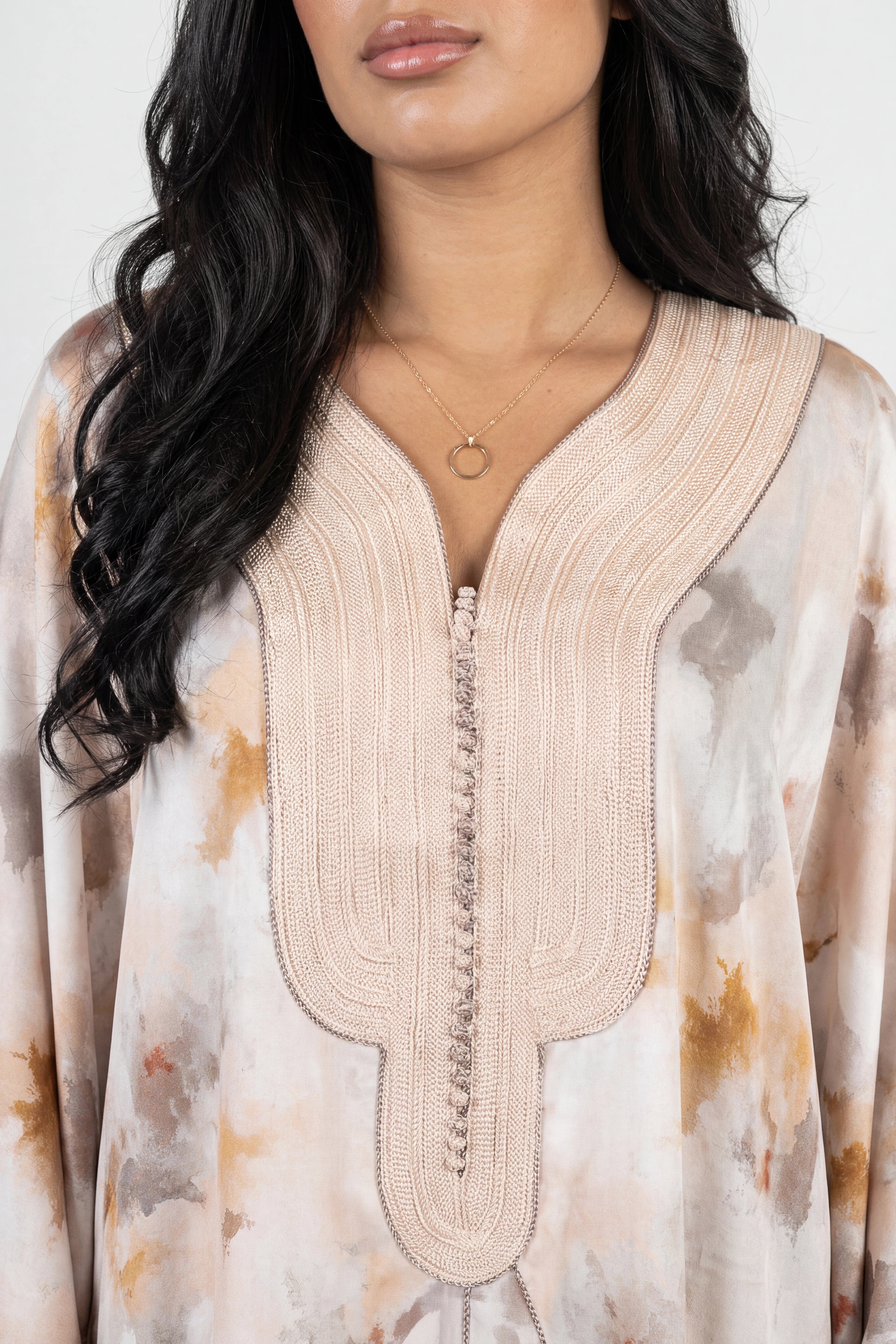 Gandoura Aquarelle Champagne