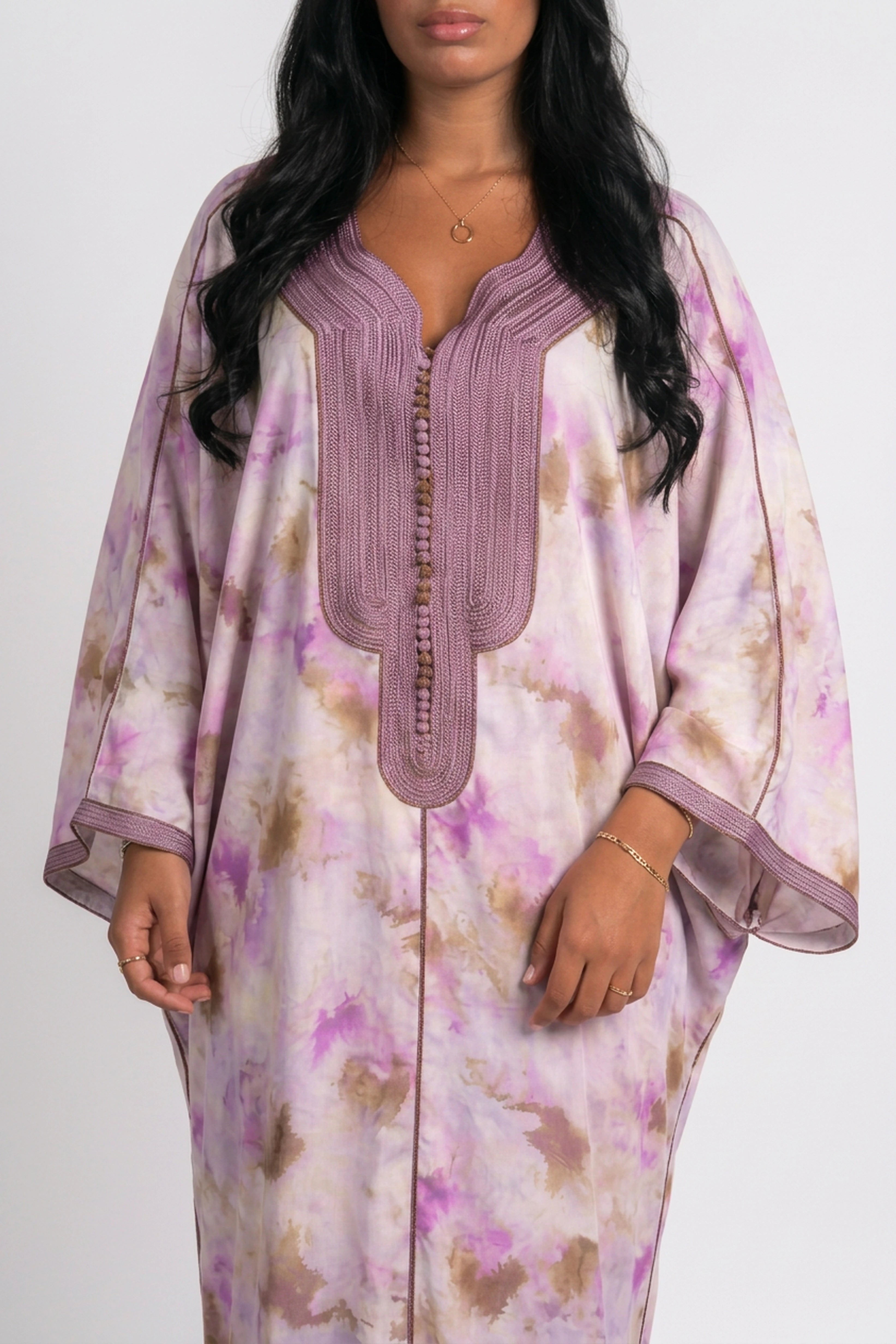 Gandoura Aquarelle Lilas
