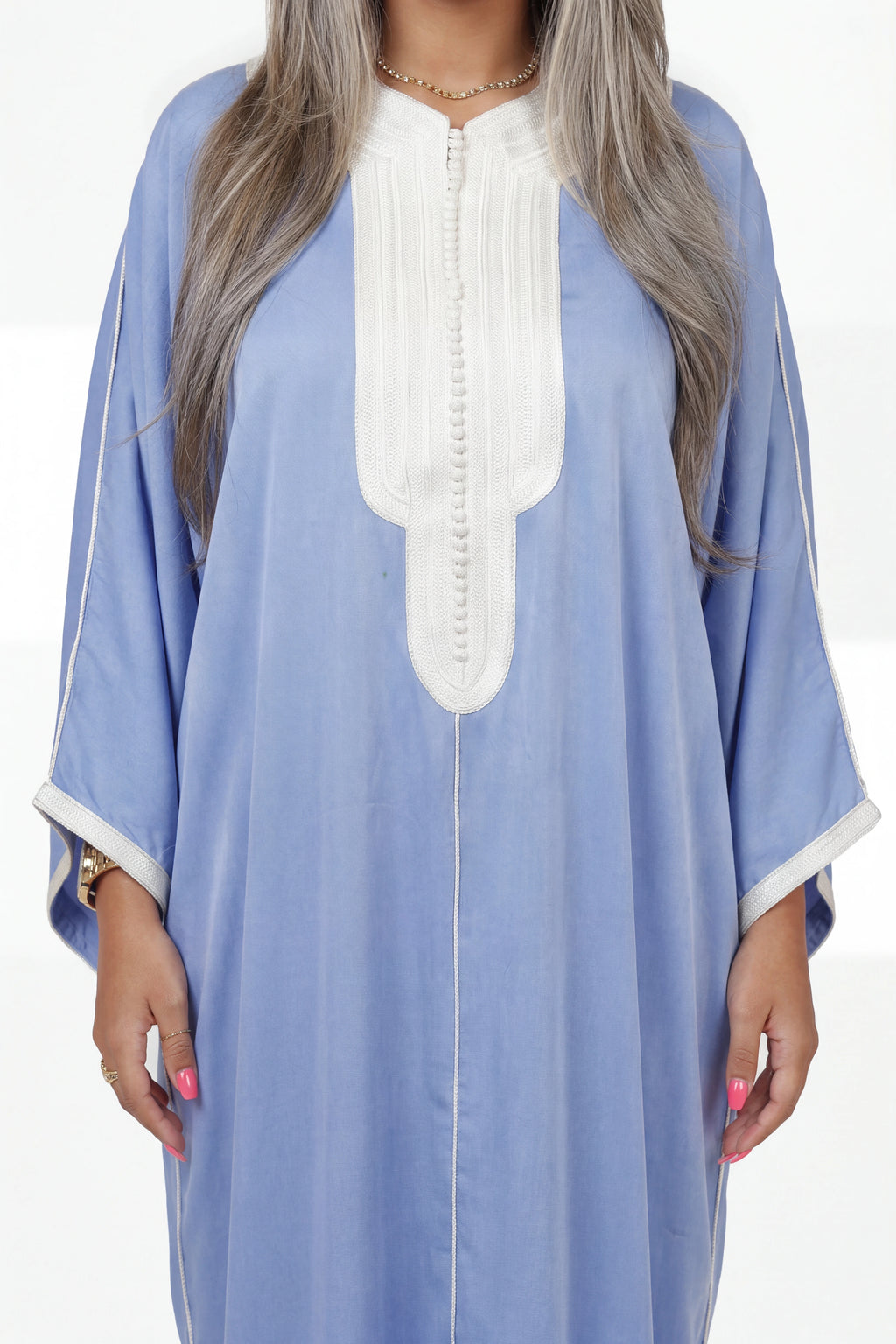 Gandoura Bledi Bleu Ciel