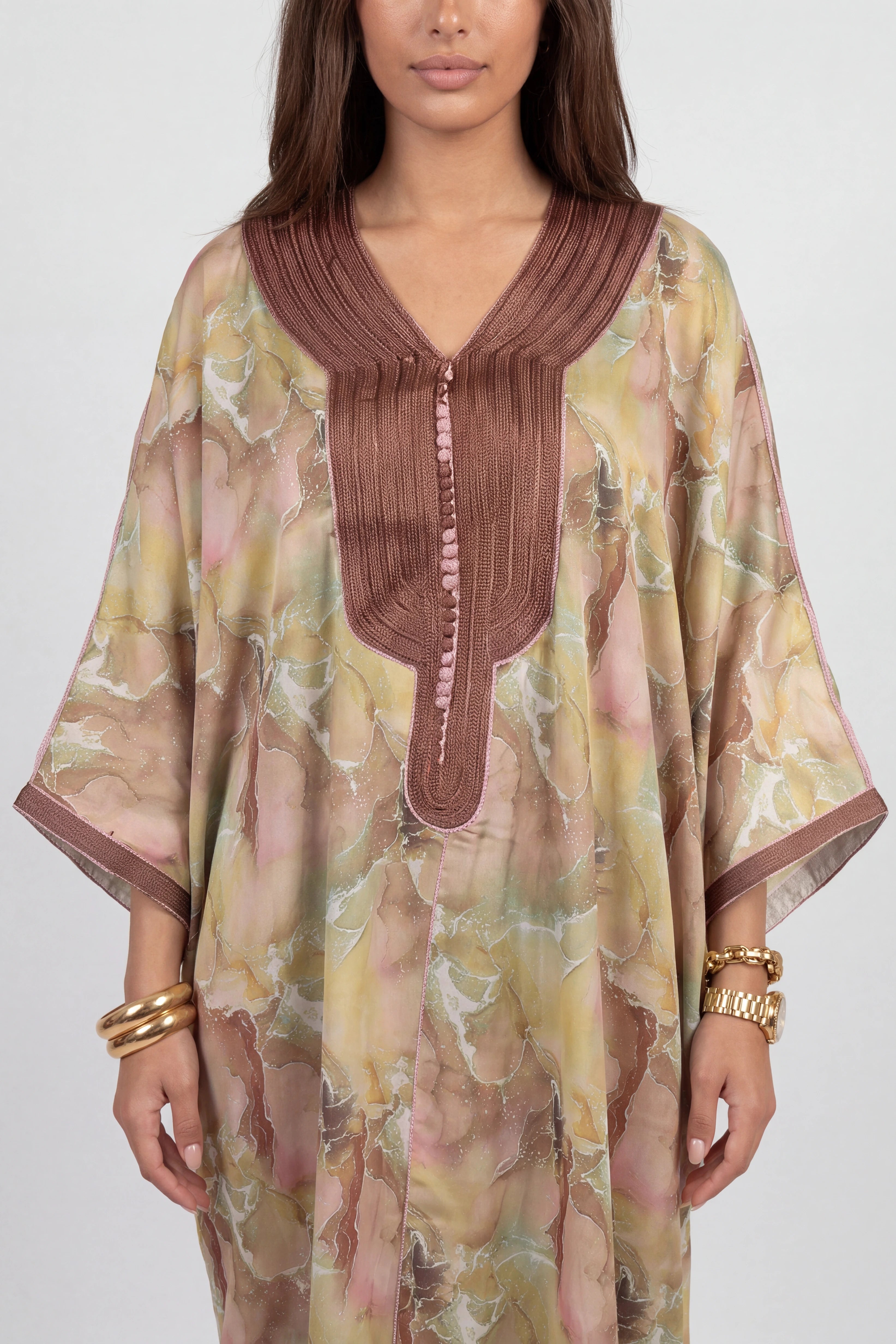 Gandoura Aquarelle Sable