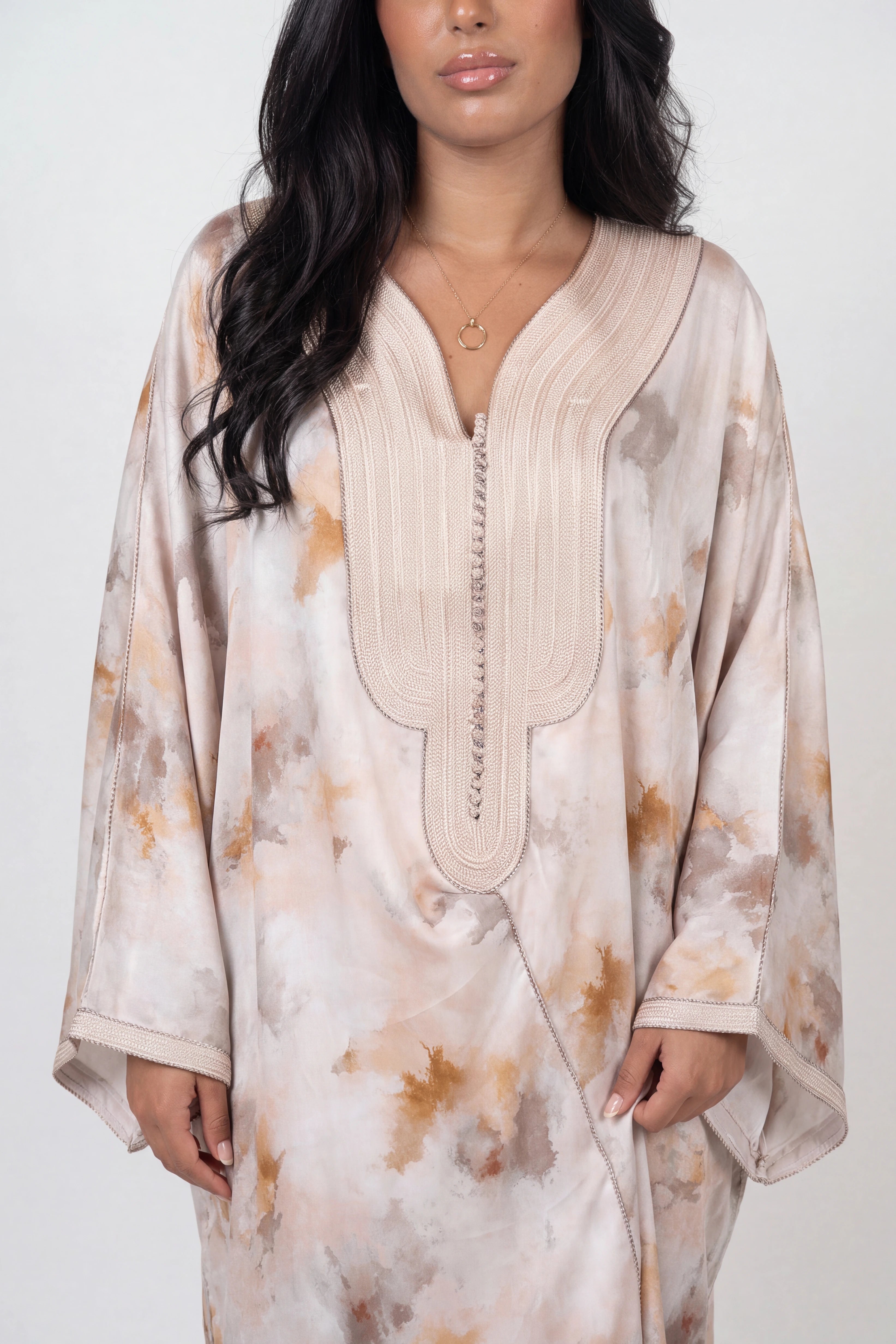 Gandoura Aquarelle Champagne