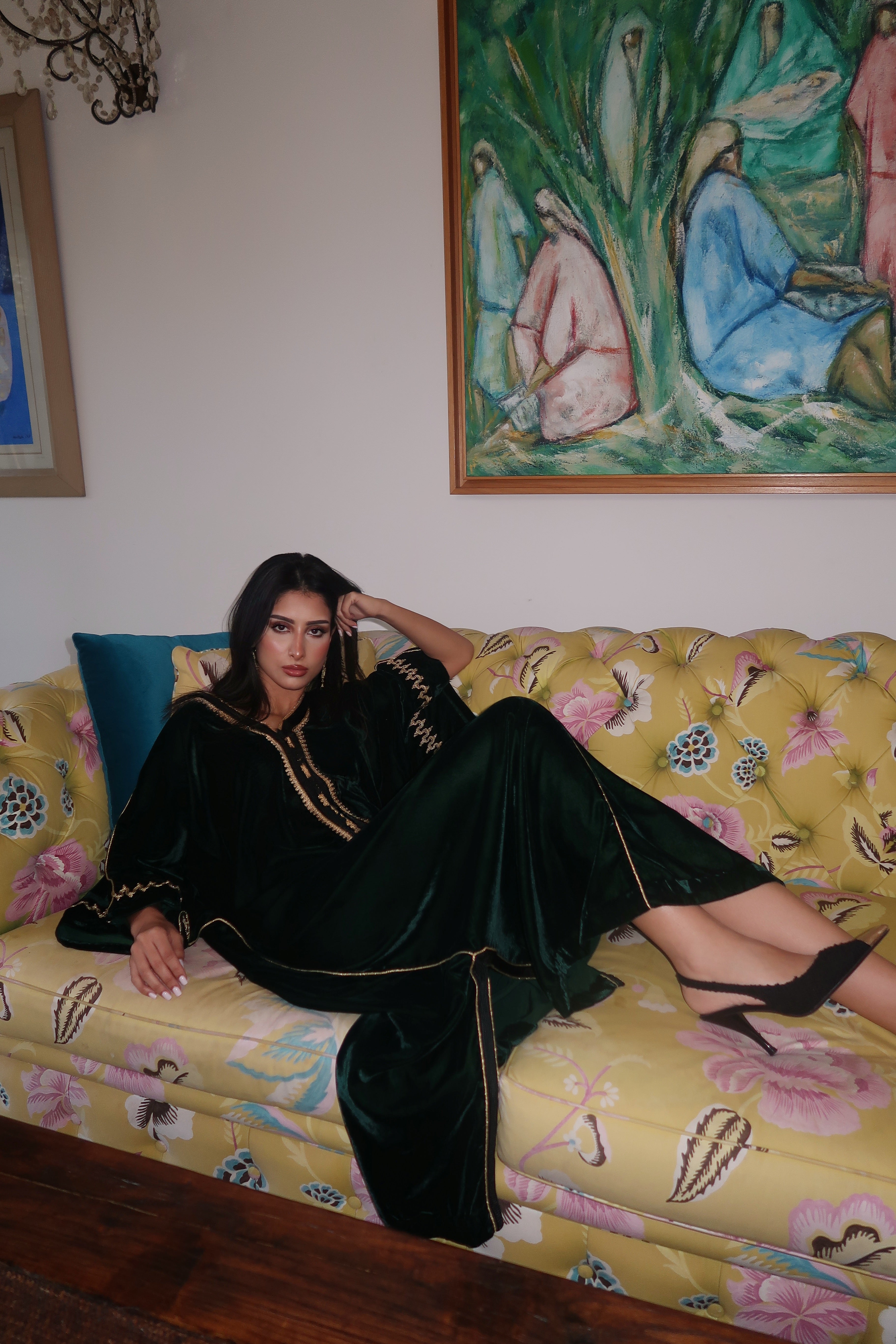 Gandoura velours