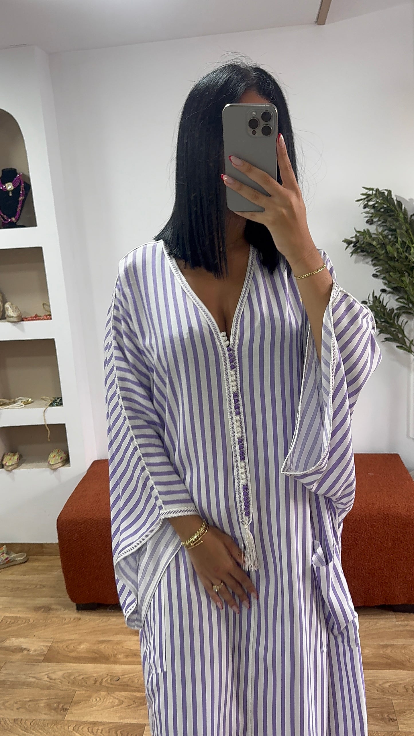 Gandoura Summer souk violet