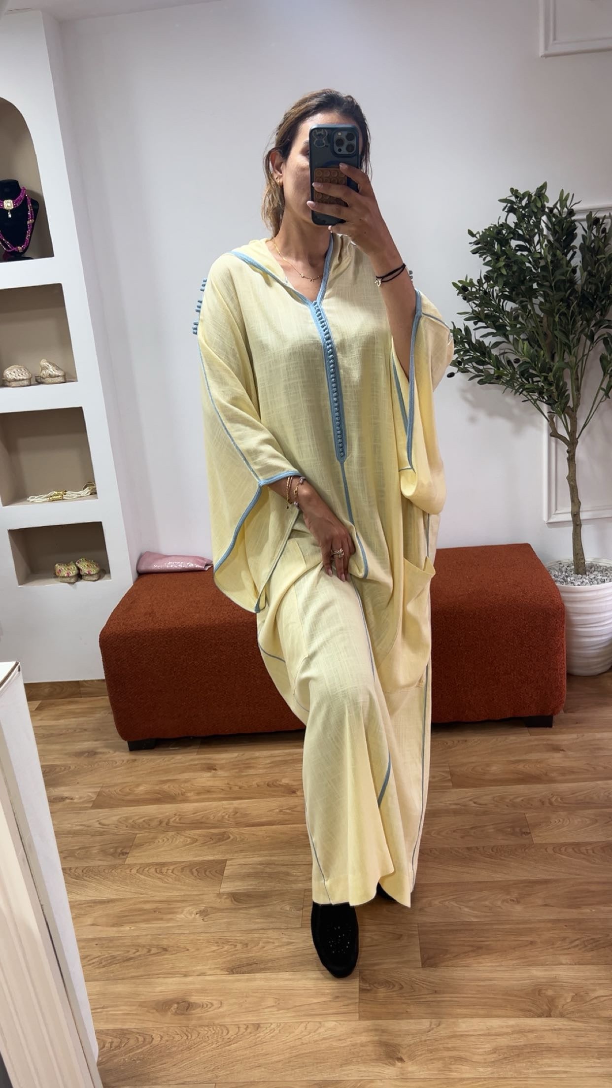 Jellaba Hafsa Jaune