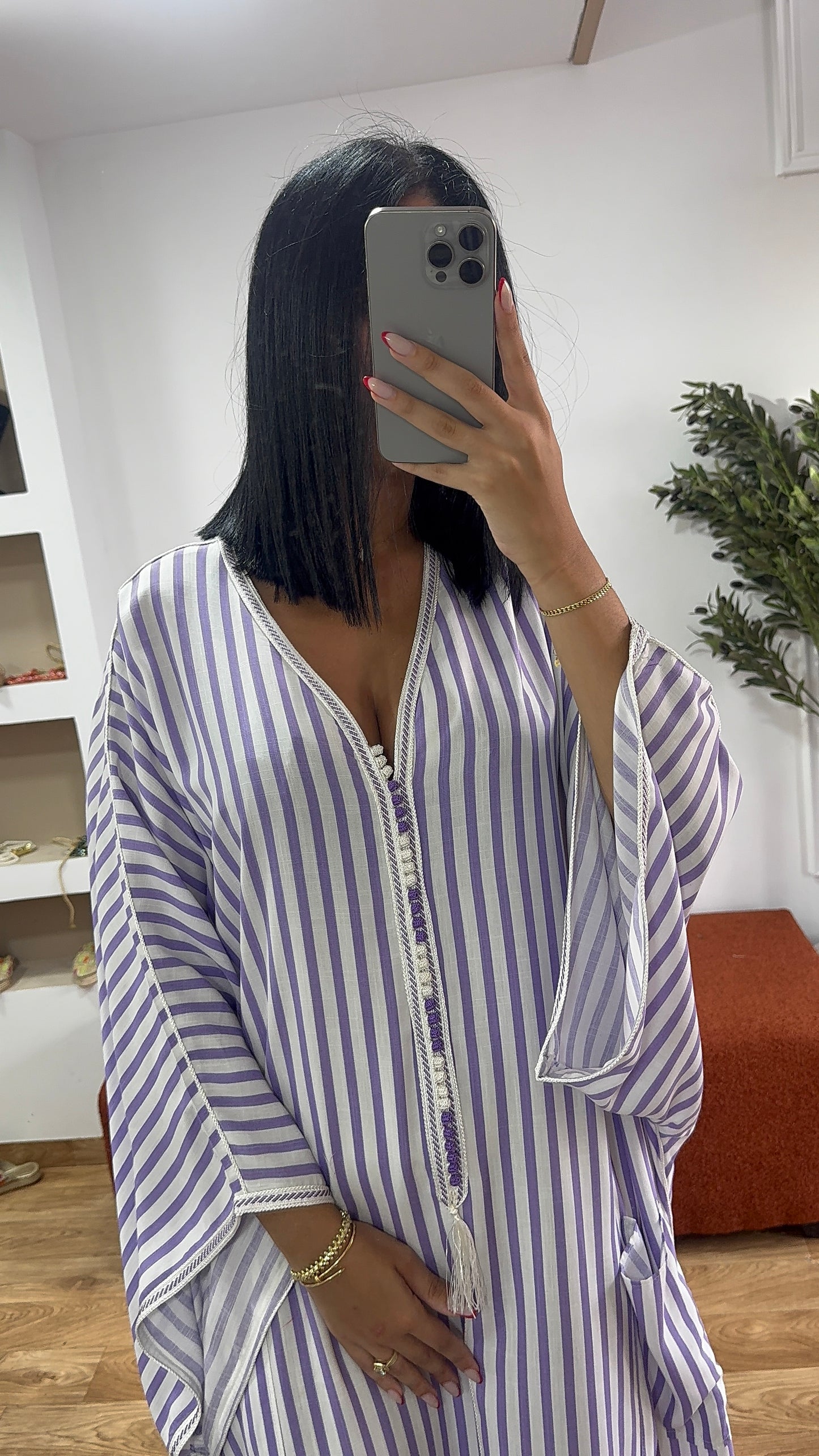 Gandoura Summer souk violet