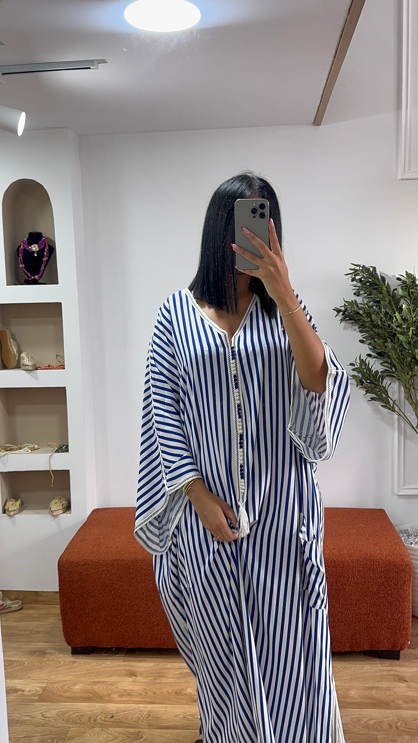 Gandoura Summer souk bleue