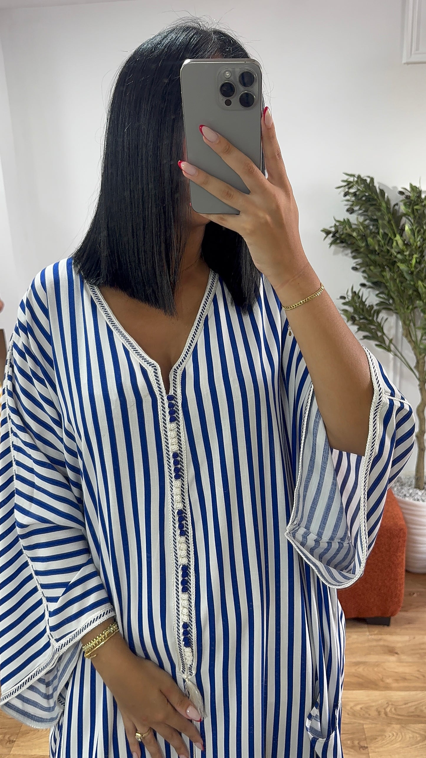 Gandoura Summer souk bleue