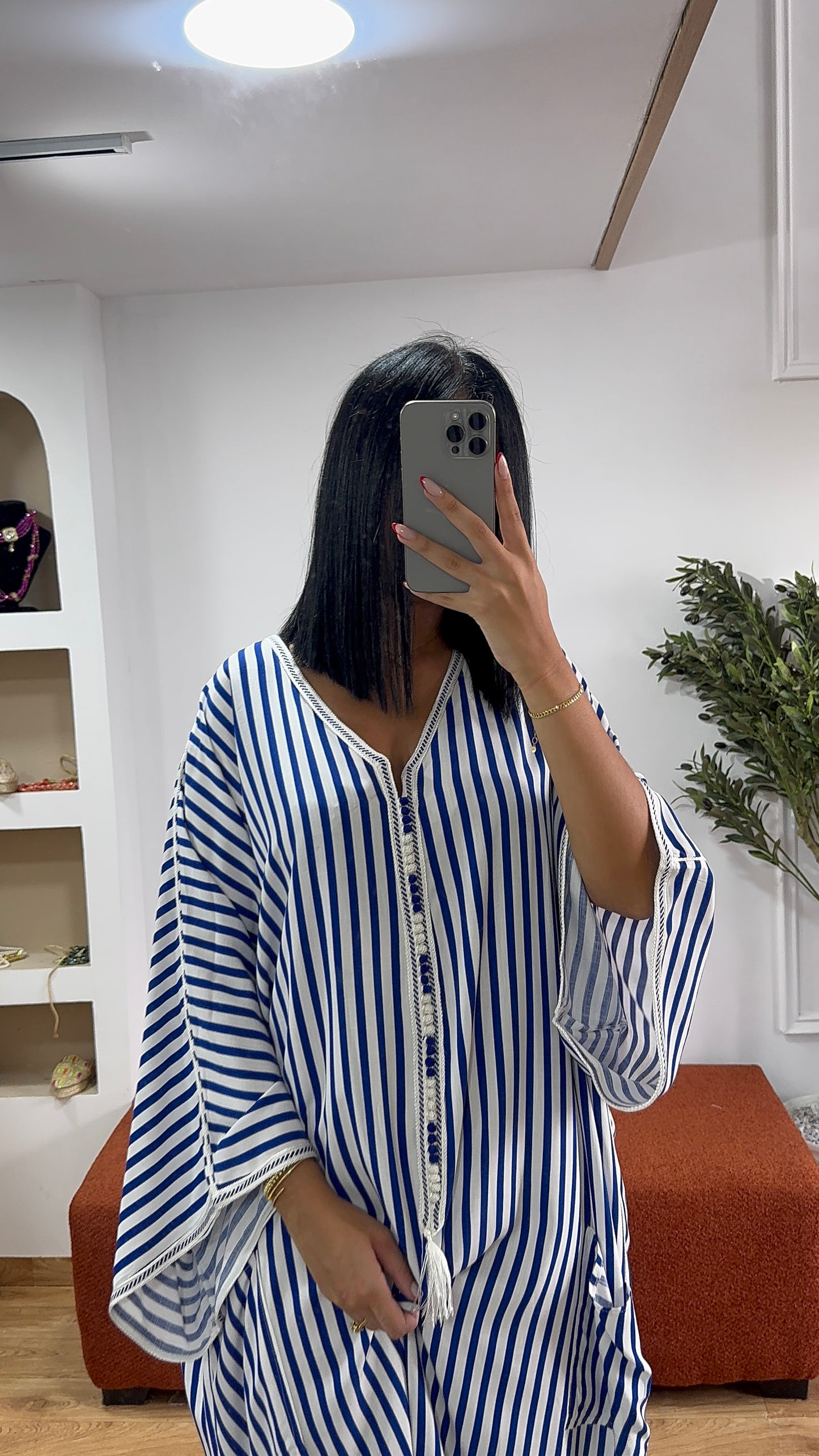 Gandoura Summer souk bleue