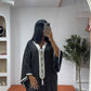 Gandoura noire petit pois