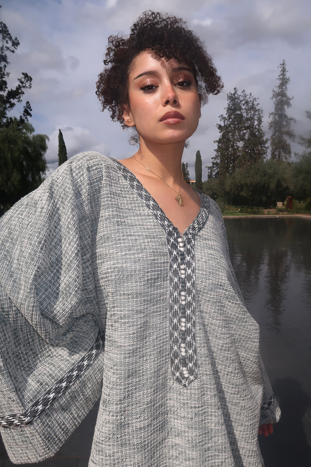 Gandoura Tweed Vert