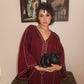 Gandoura Nina  bordeaux