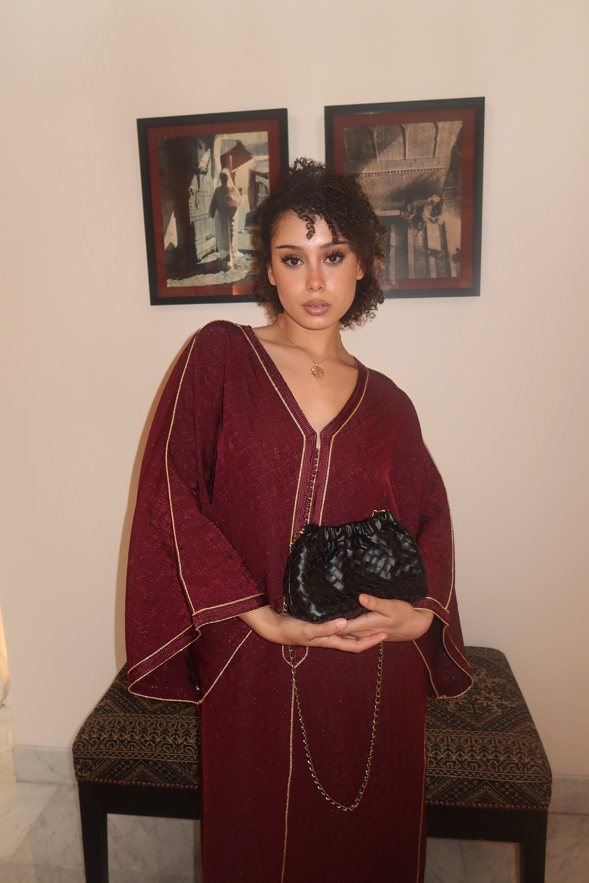 Gandoura Nina Bordeau