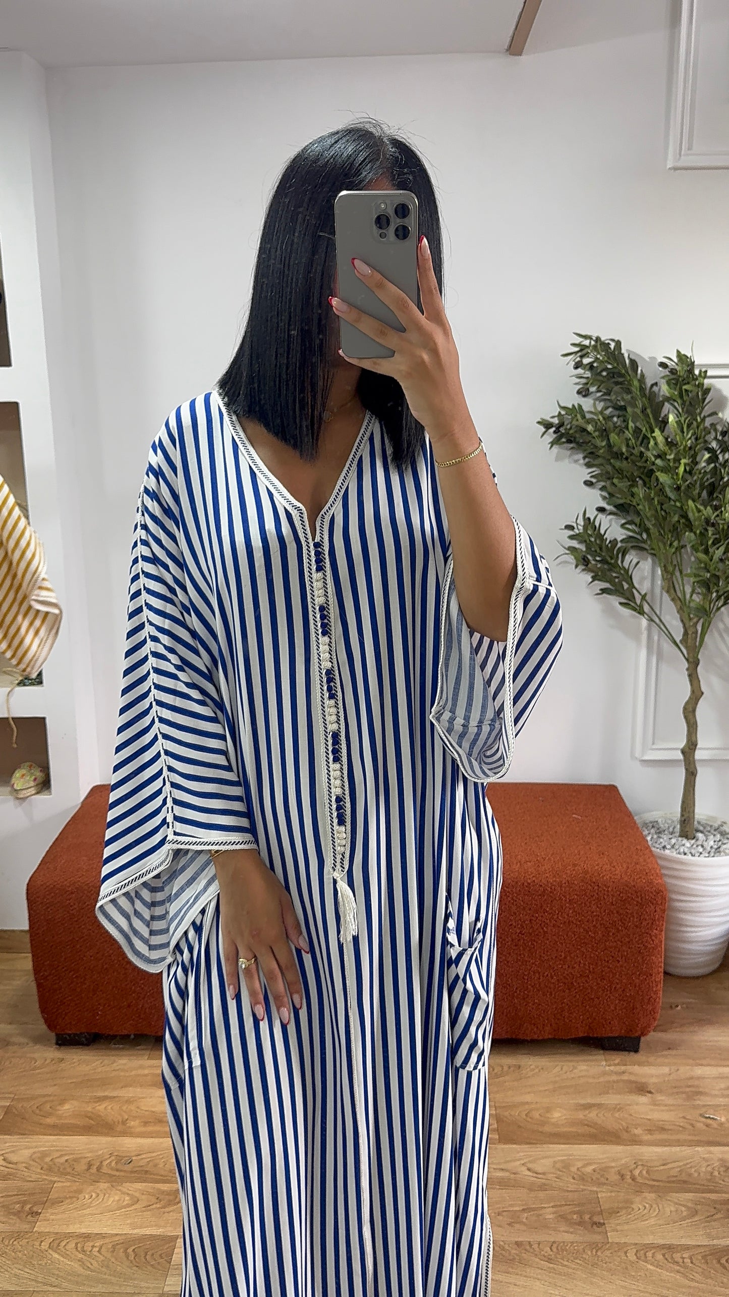 Gandoura Summer souk bleue