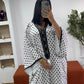 Gandoura petit pois sfifa noir