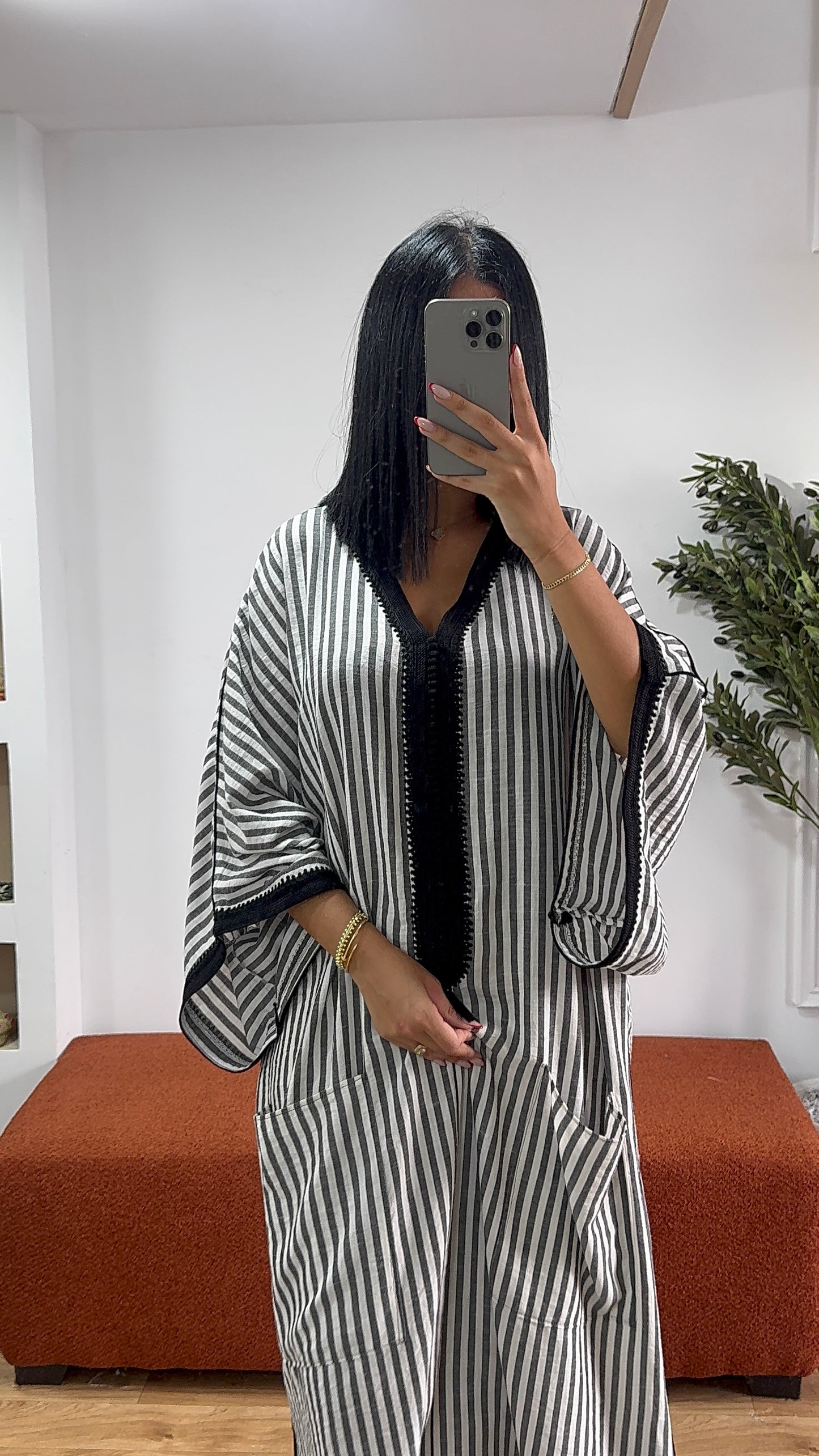 Gandoura Summer sfifa noir