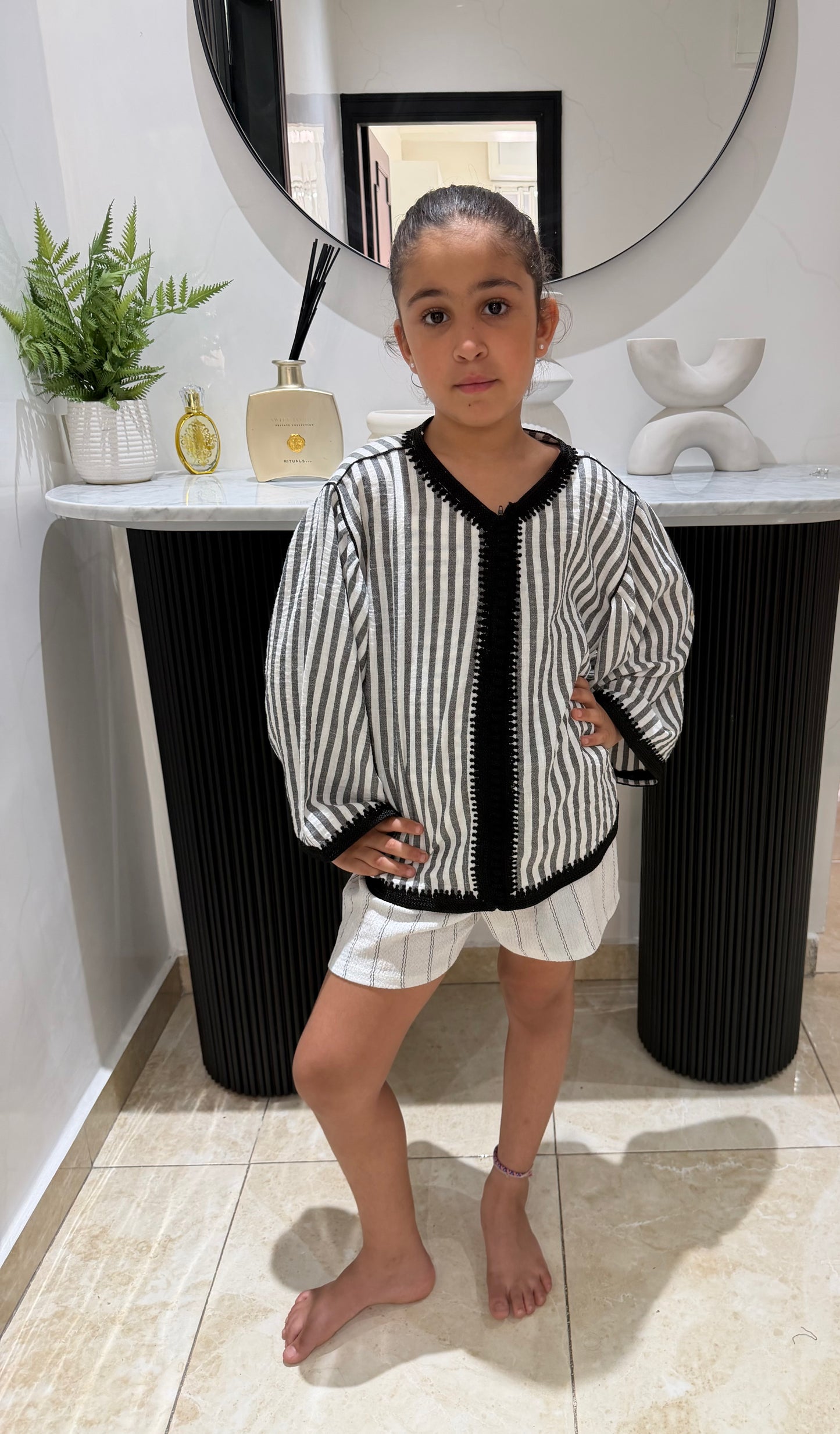 Haut Jabador rayer noir