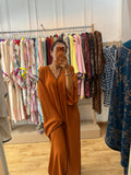 Gandoura terracota sfifa brown