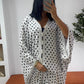 Gandoura blanche petit poids noire