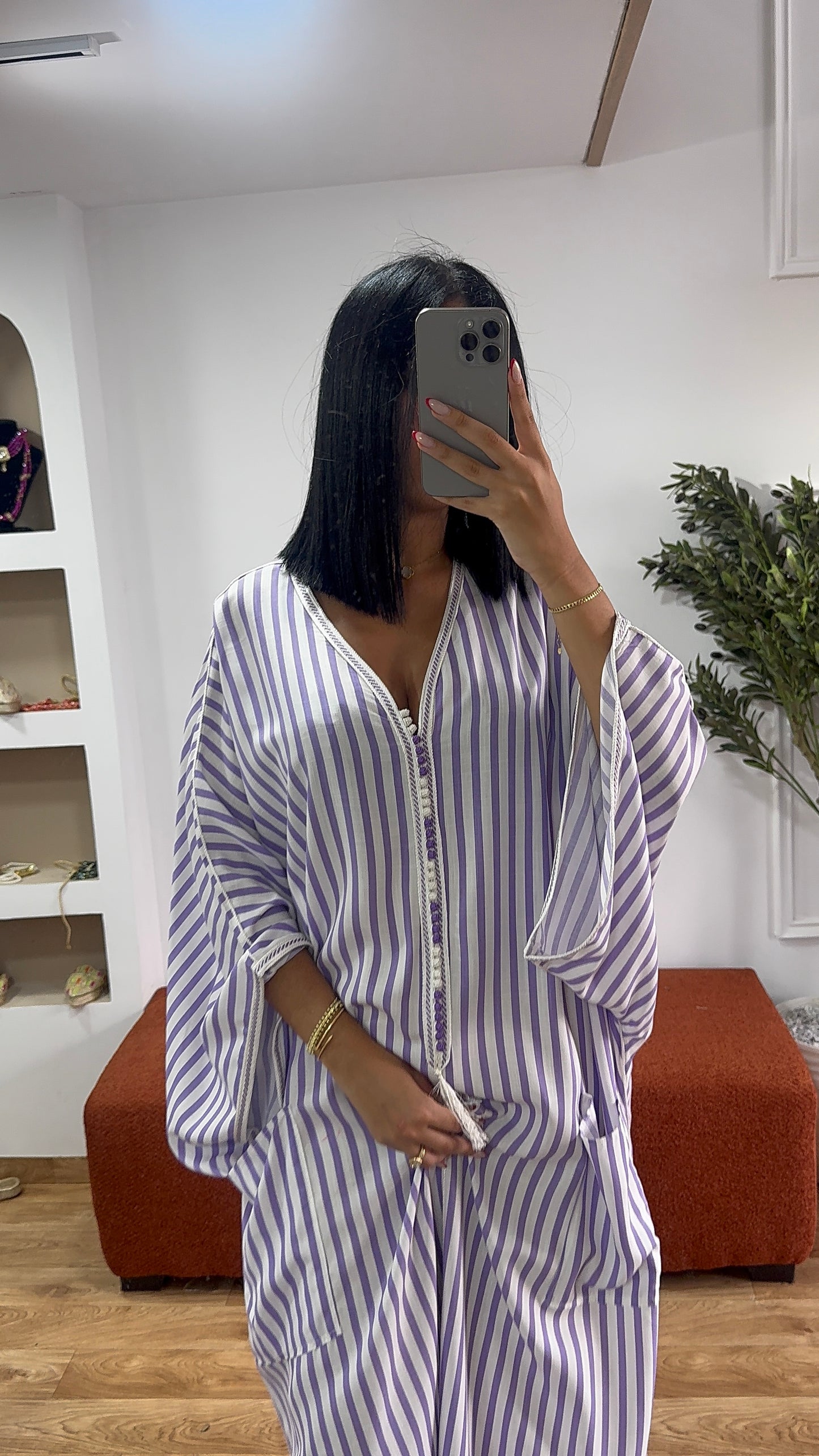 Gandoura Summer souk violet