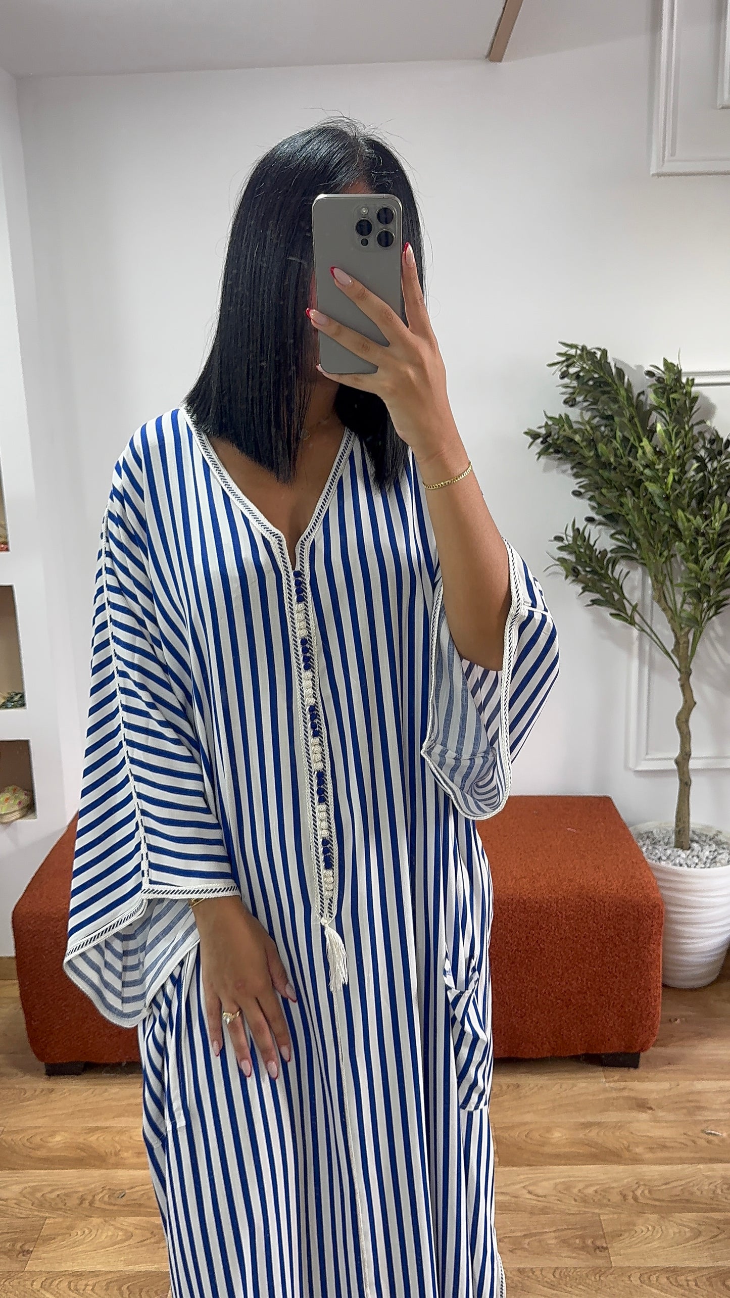 Gandoura Summer souk bleue