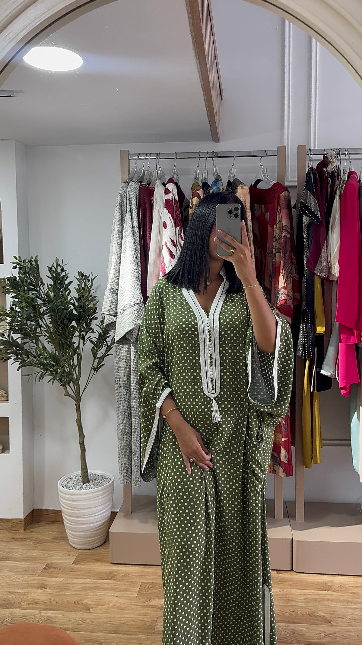 Gandoura Petit Pois Vert