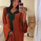 Gandoura sensoule orange