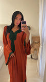 Gandoura sensoule orange