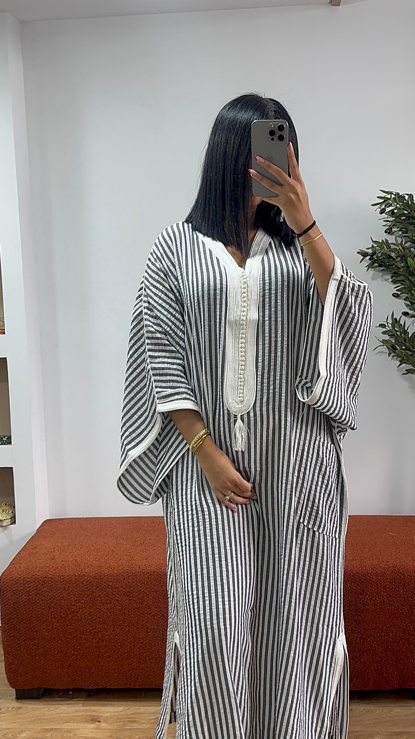 Gandoura Summer sfifa blanche