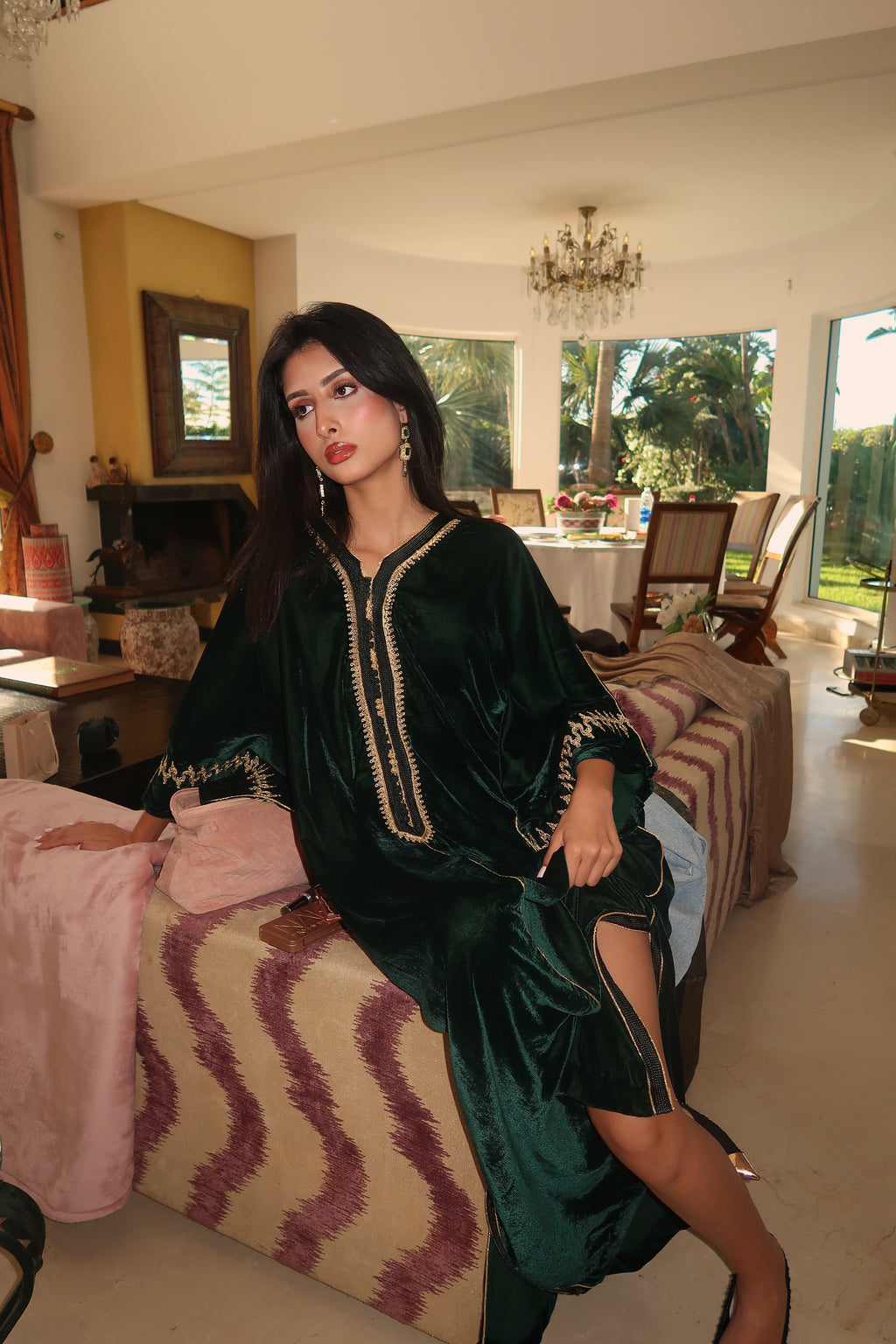 Gandoura velours