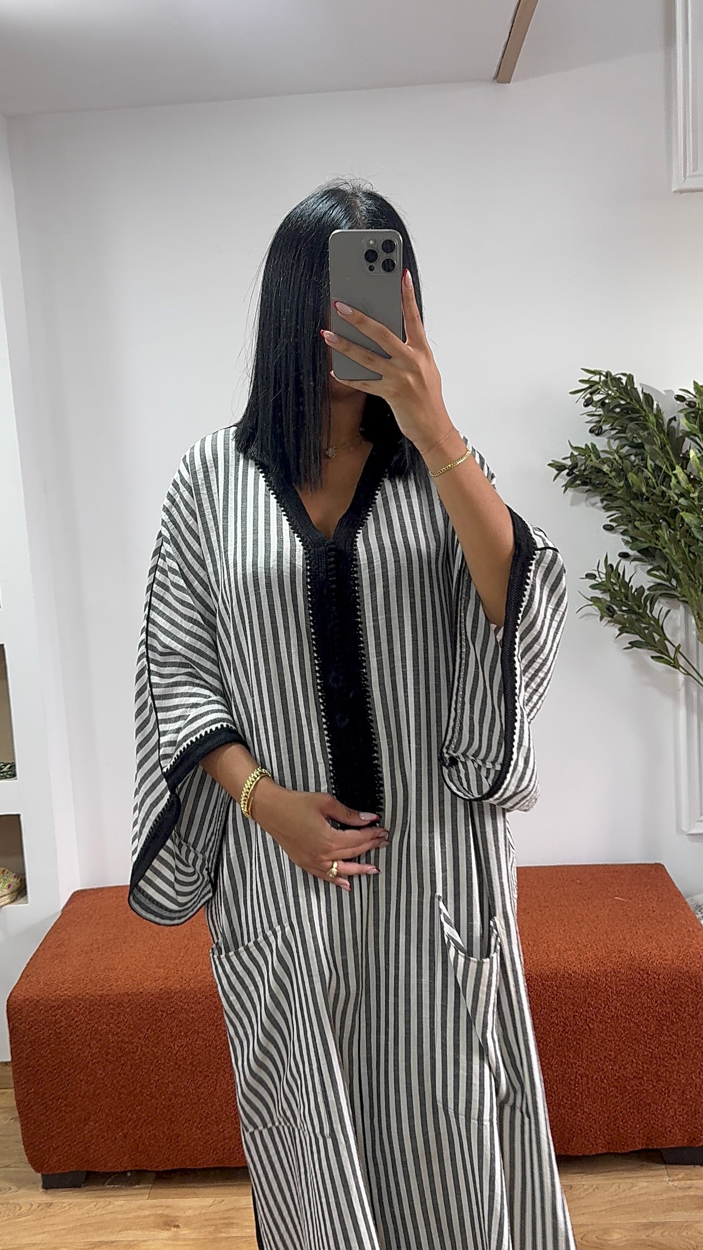 Gandoura Summer sfifa noir