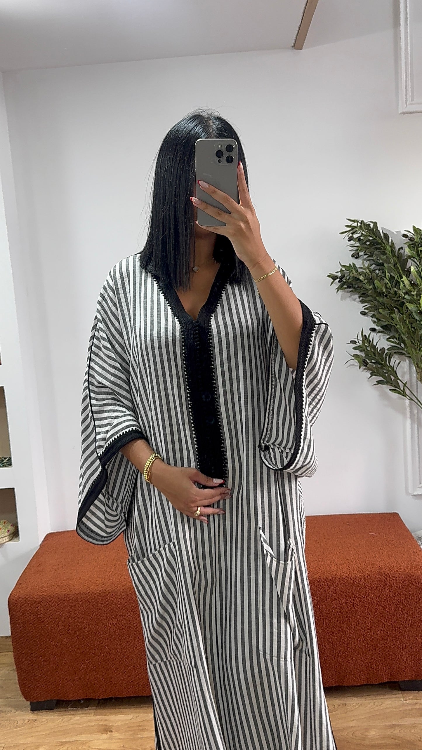 Gandoura Summer sfifa noir