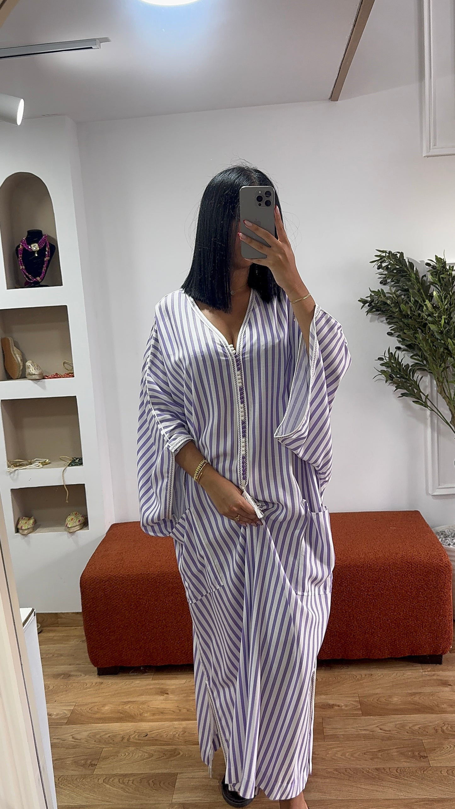 Gandoura Summer souk violet