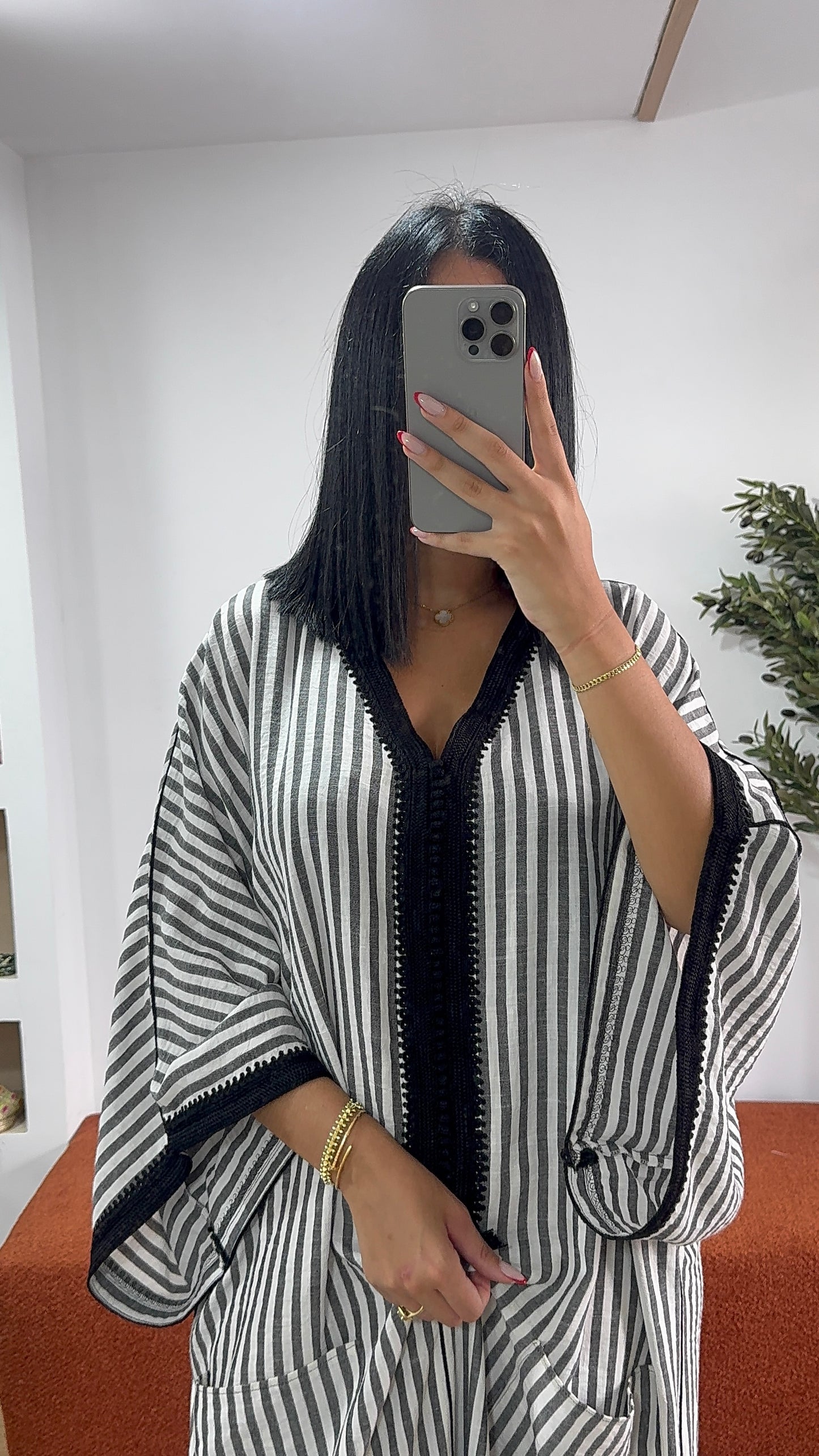 Gandoura Summer sfifa noir