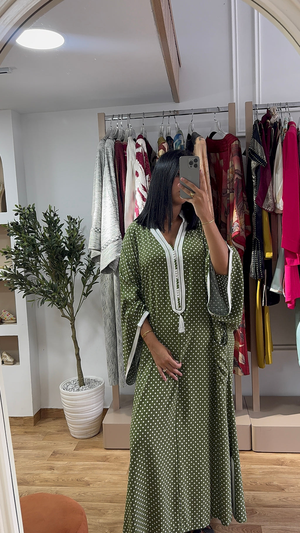 Gandoura Petit Pois Vert